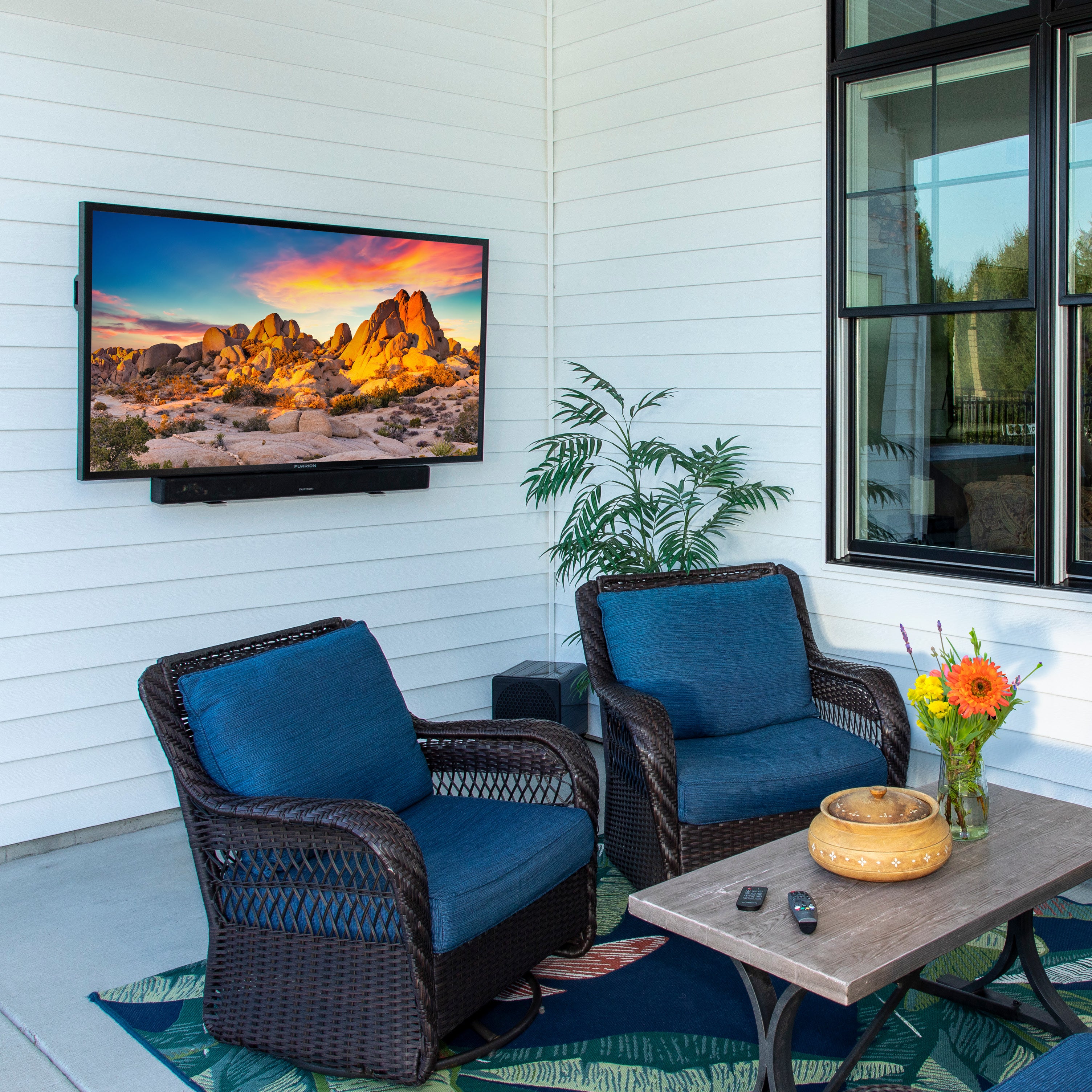 Furrion Aurora® Full-Sun Pro Series 4K UHD LED Outdoor Smart TV for Commercial & Residential Spaces