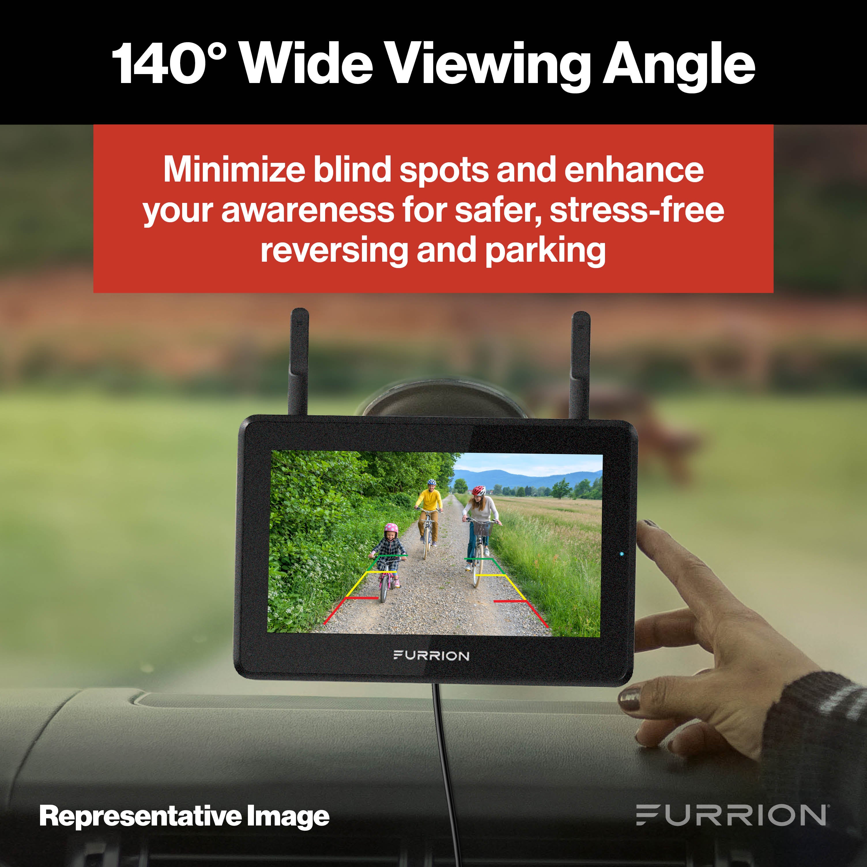 Furrion Vision S®+ RV Observation System - Sharkfin Camera with Bracket #FCNFDTASF