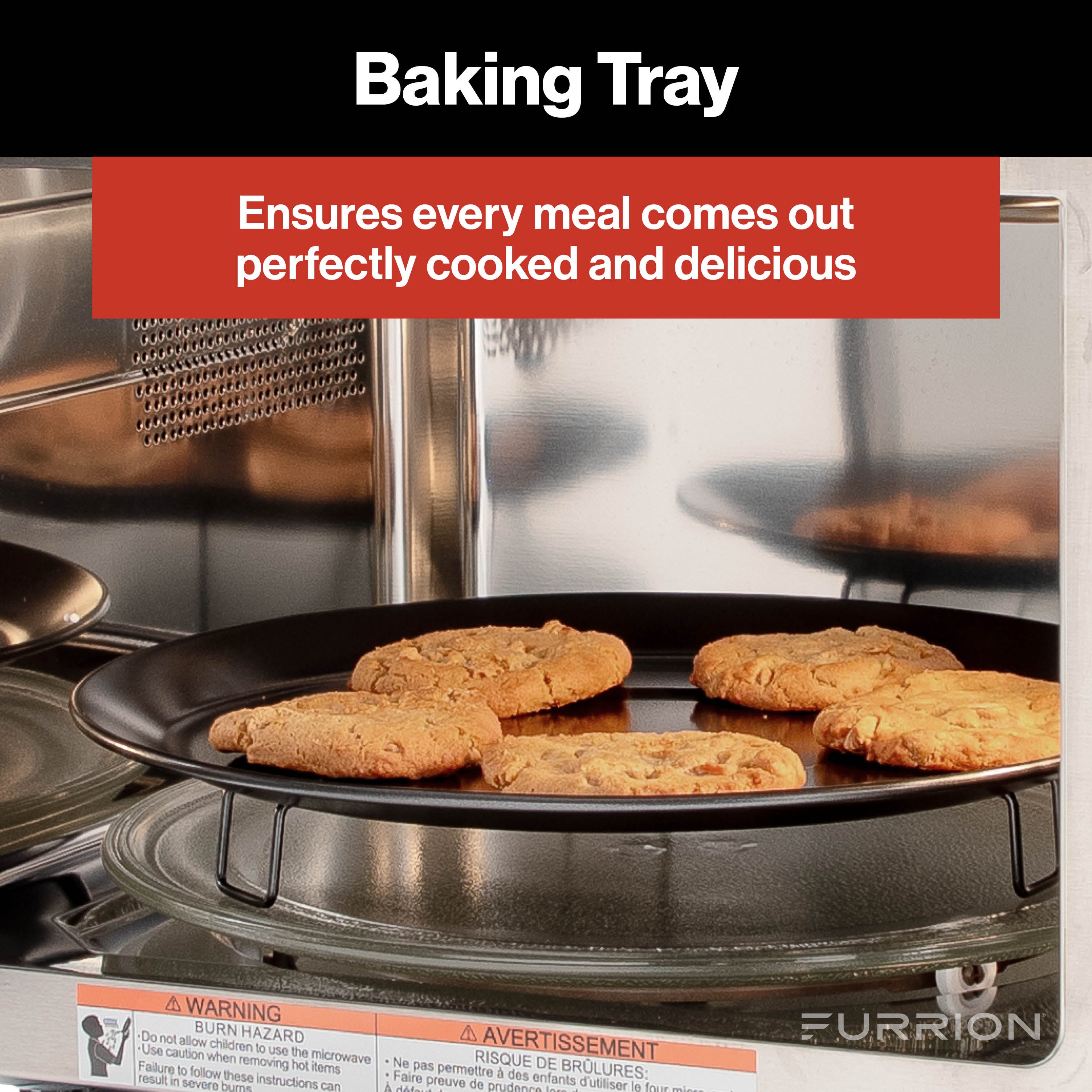 Furrion 1.1 cu. ft. Microwave Oven with Built-In Air Fryer 1-1-CF-MICROWAVE-AIR-FRYER