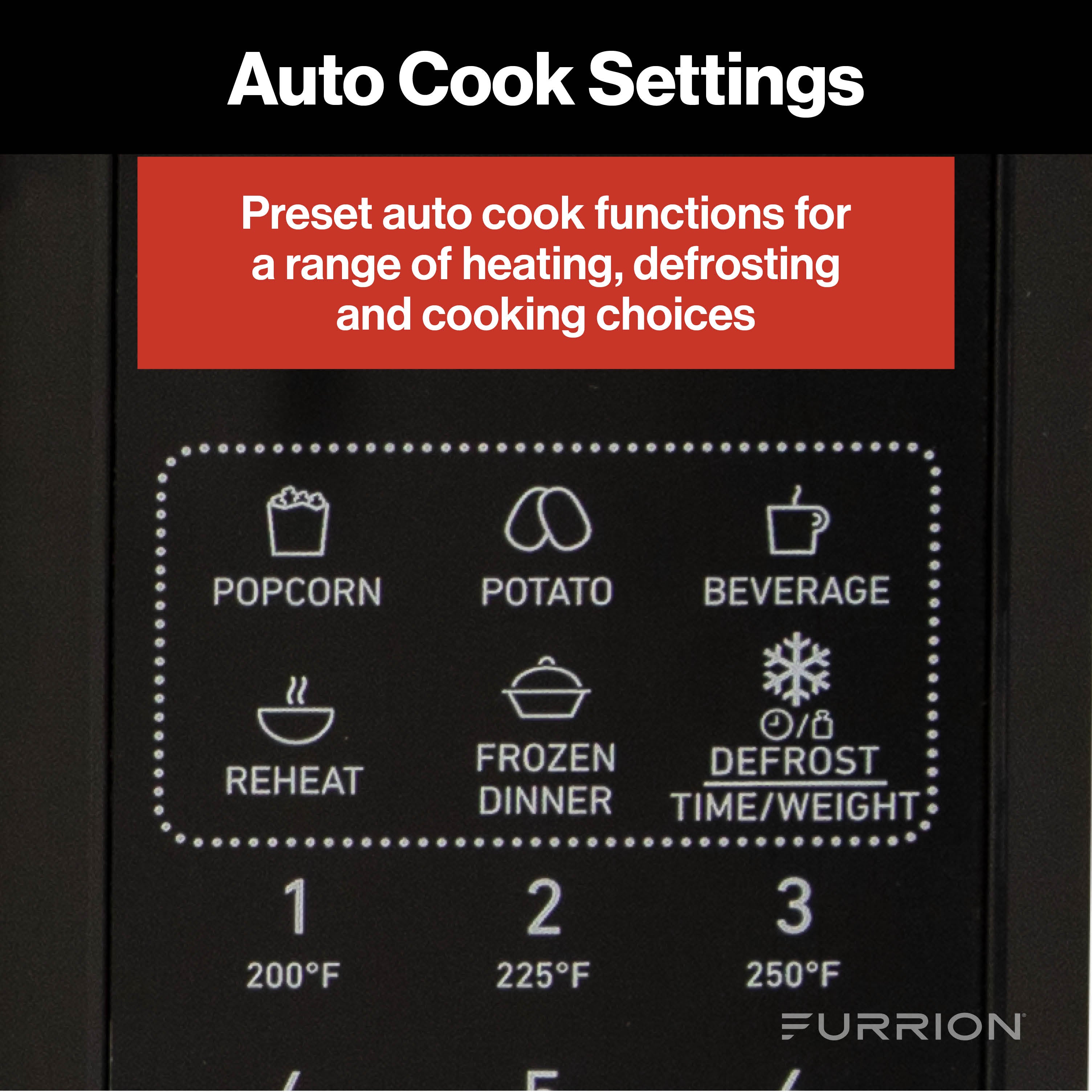 Furrion 1.1 cu. ft. Microwave Oven with Built-In Air Fryer 1-1-CF-MICROWAVE-AIR-FRYER