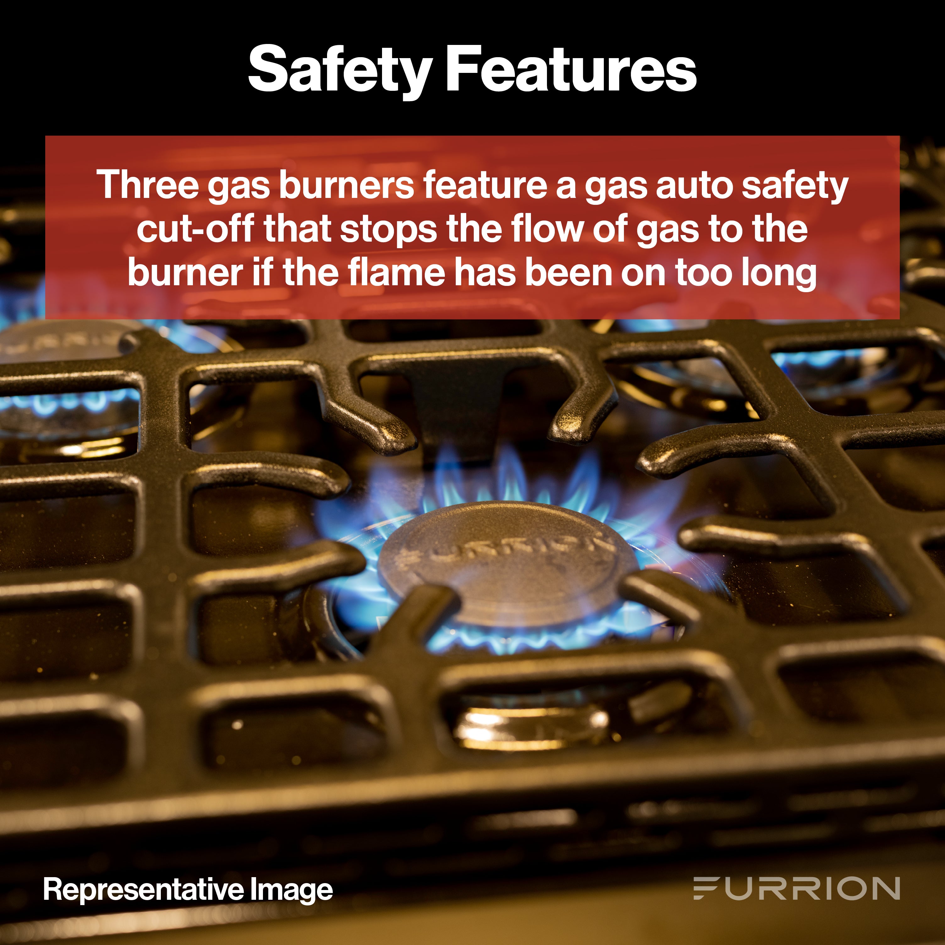 Furrion 2-in-1 RV Gas Range Oven - 21"21-IN-2-IN-1-RANGE-OVEN