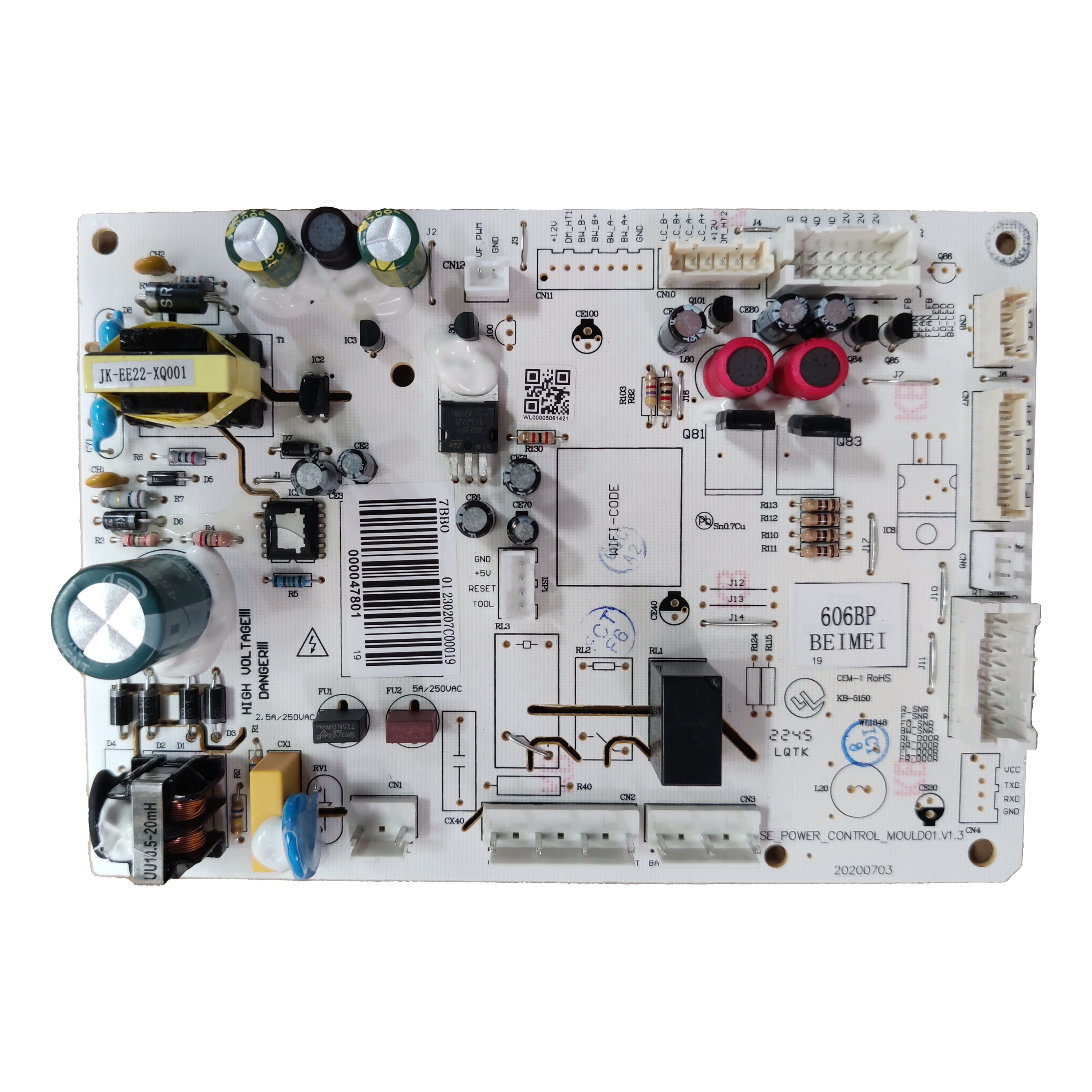 Furrion 20.6 cu. ft. Side-By-Side RV Refrigerator Control Panel #C-FCR21ACASA-0262022129029