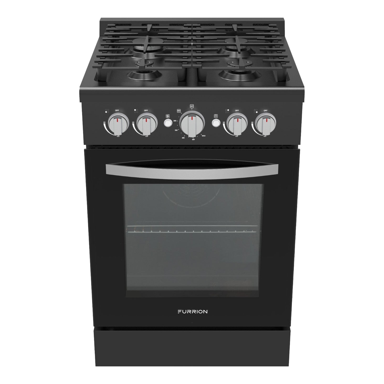 Furrion 24" 4-Burner Freestanding Gas RV Range FURRION-FREESTANDING-RANGE-24