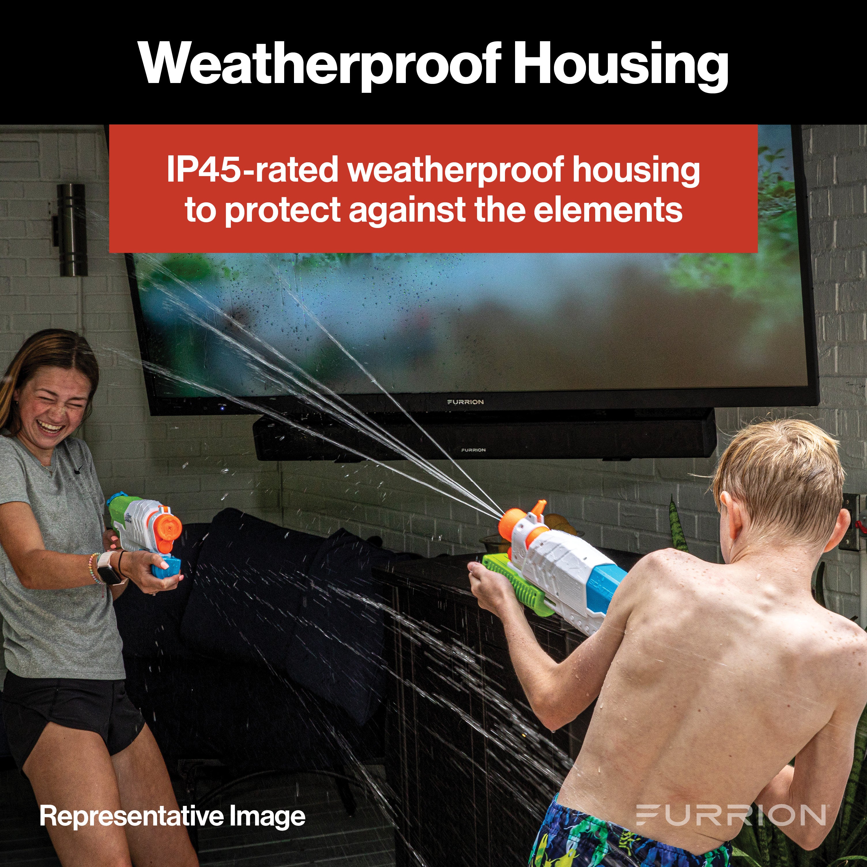 Furrion Aurora® 2.1 Outdoor Soundbar Speaker with Wireless Subwoofer #FSBNN30MX2022323660