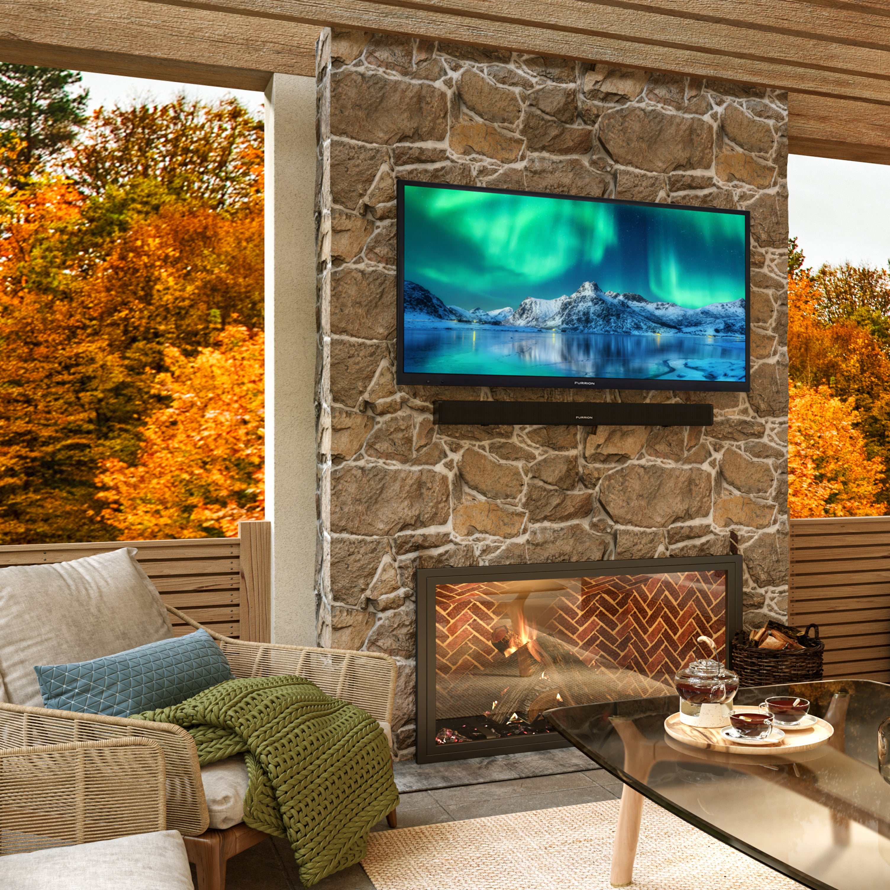 Furrion Aurora® Full-Shade 4K LED Outdoor Smart TVOUTDOOR-SMART-TV-FULL-SHADE