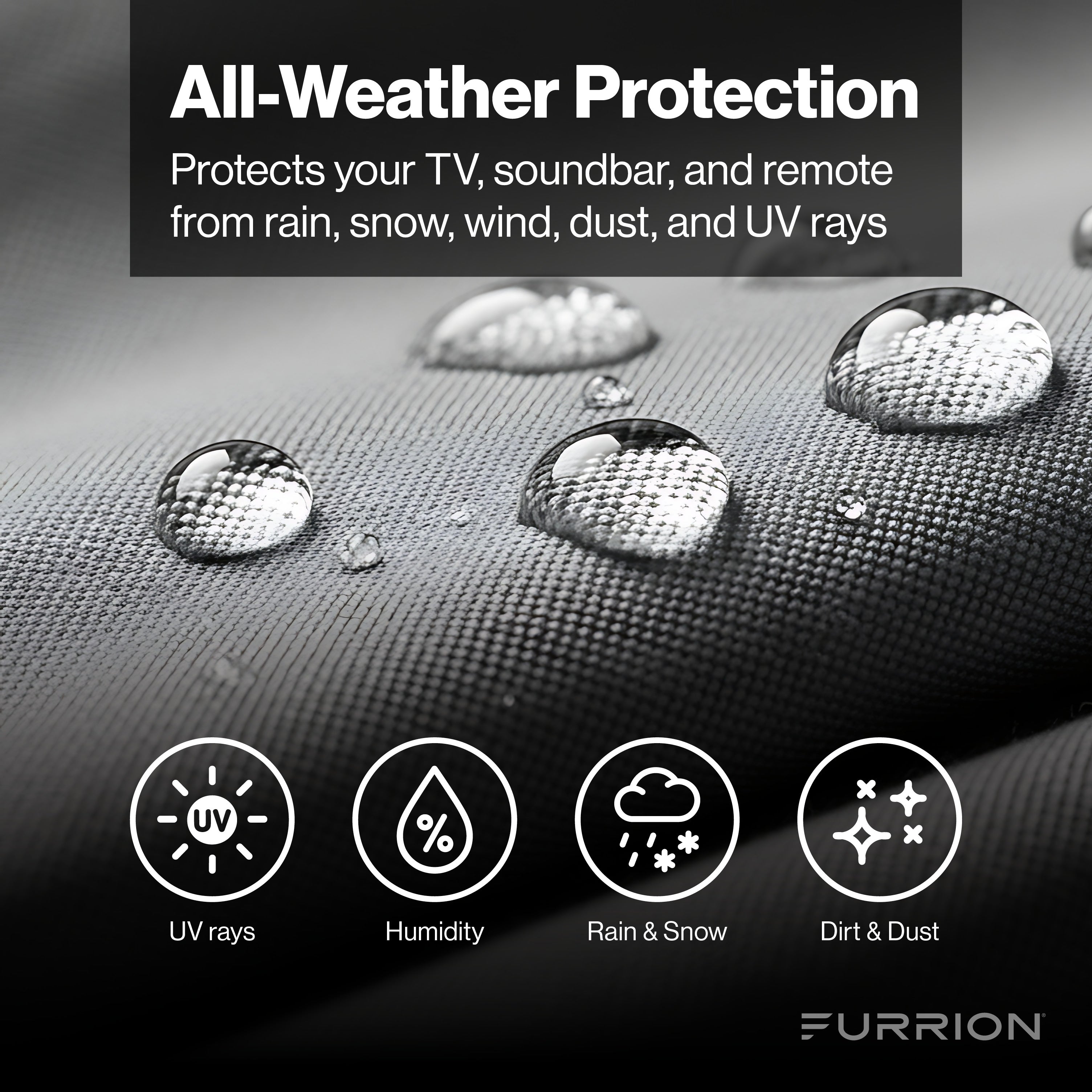 Furrion Aurora® Outdoor TV Cover - Grey TV-COVER-HOTSHOT