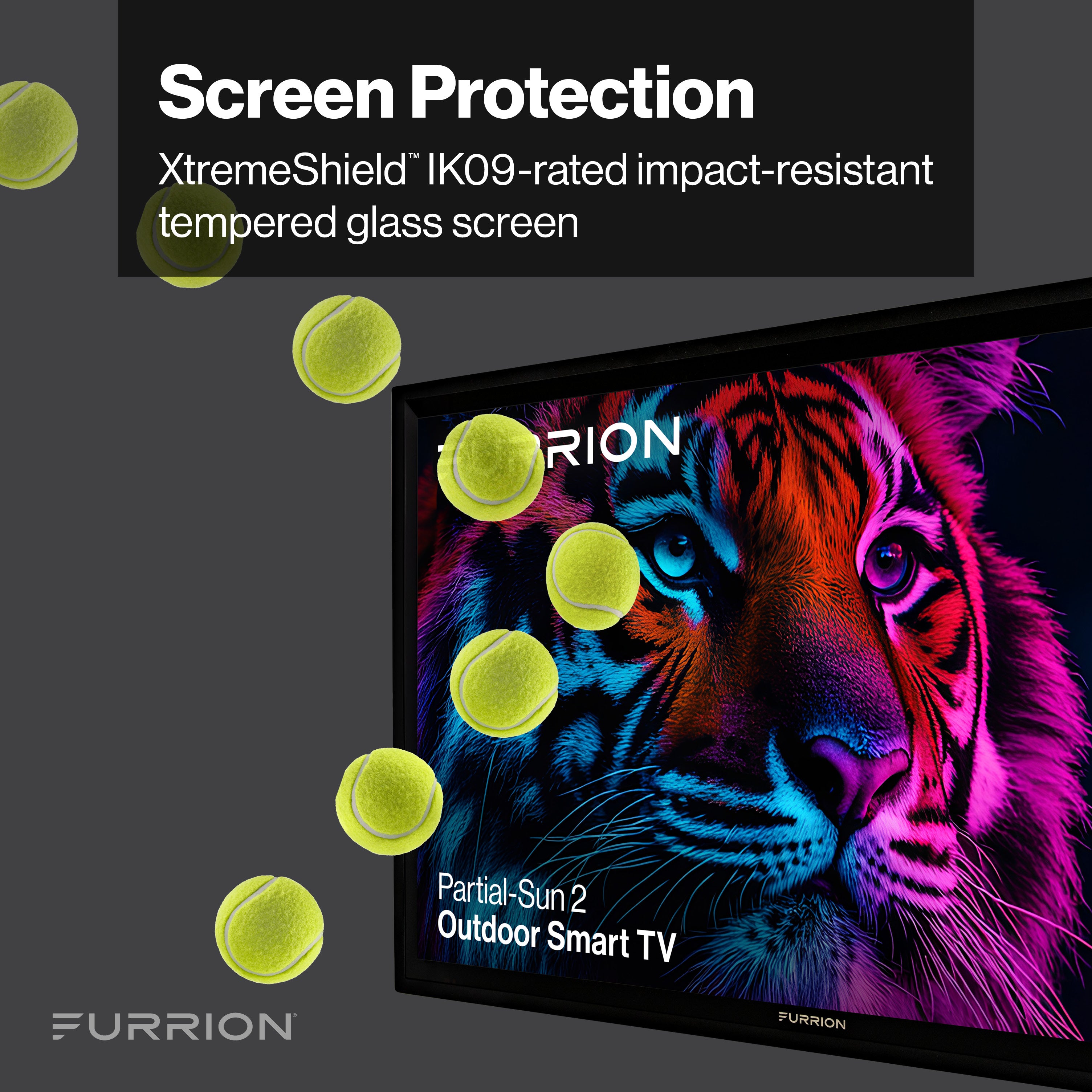 Furrion Aurora® Partial-Sun 2 4K LED Outdoor Smart TVAURORA-OUTDOOR-TV-PART-SUN-750