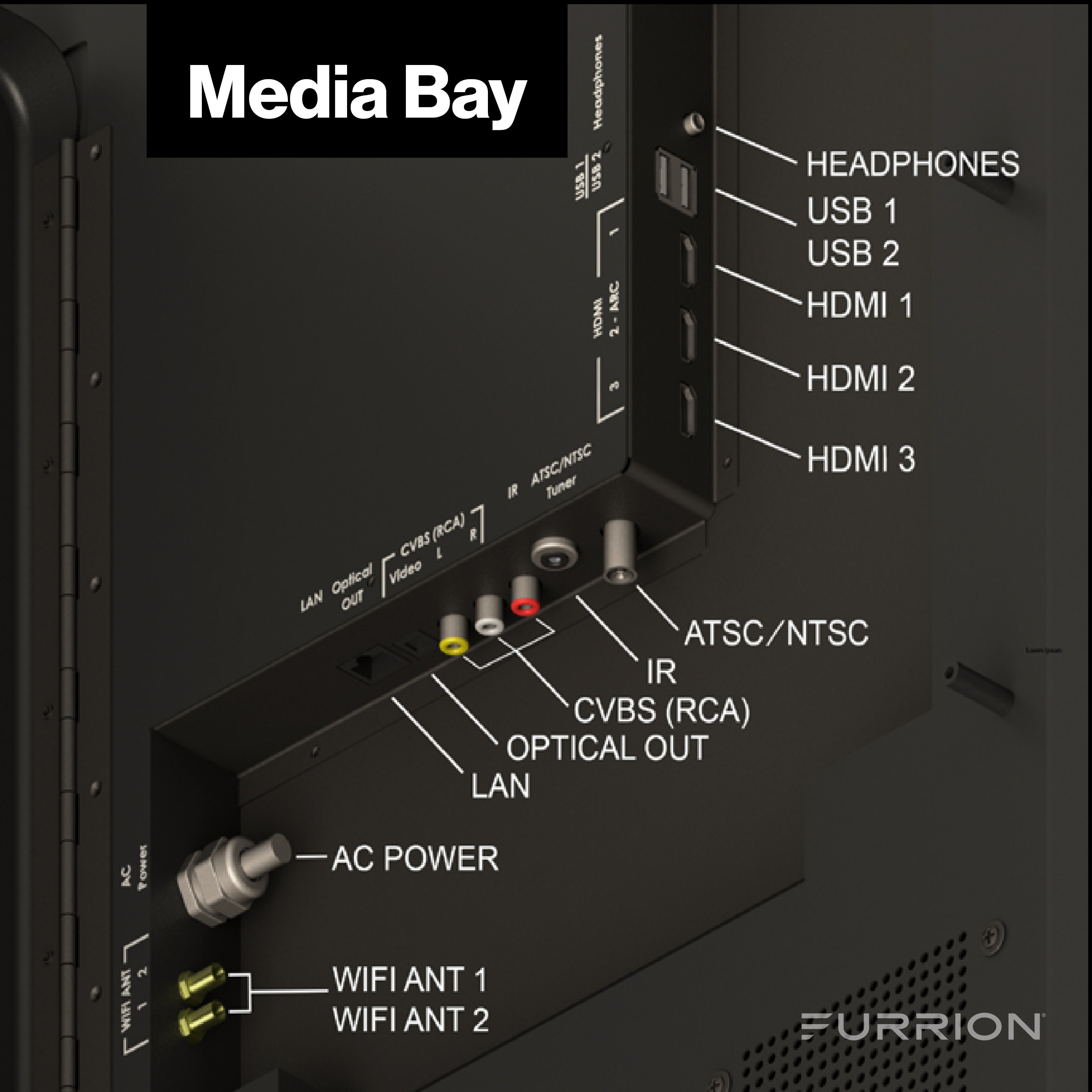Furrion Aurora® Partial-Sun 2 4K LED Outdoor Smart TVAURORA-OUTDOOR-TV-PART-SUN-750