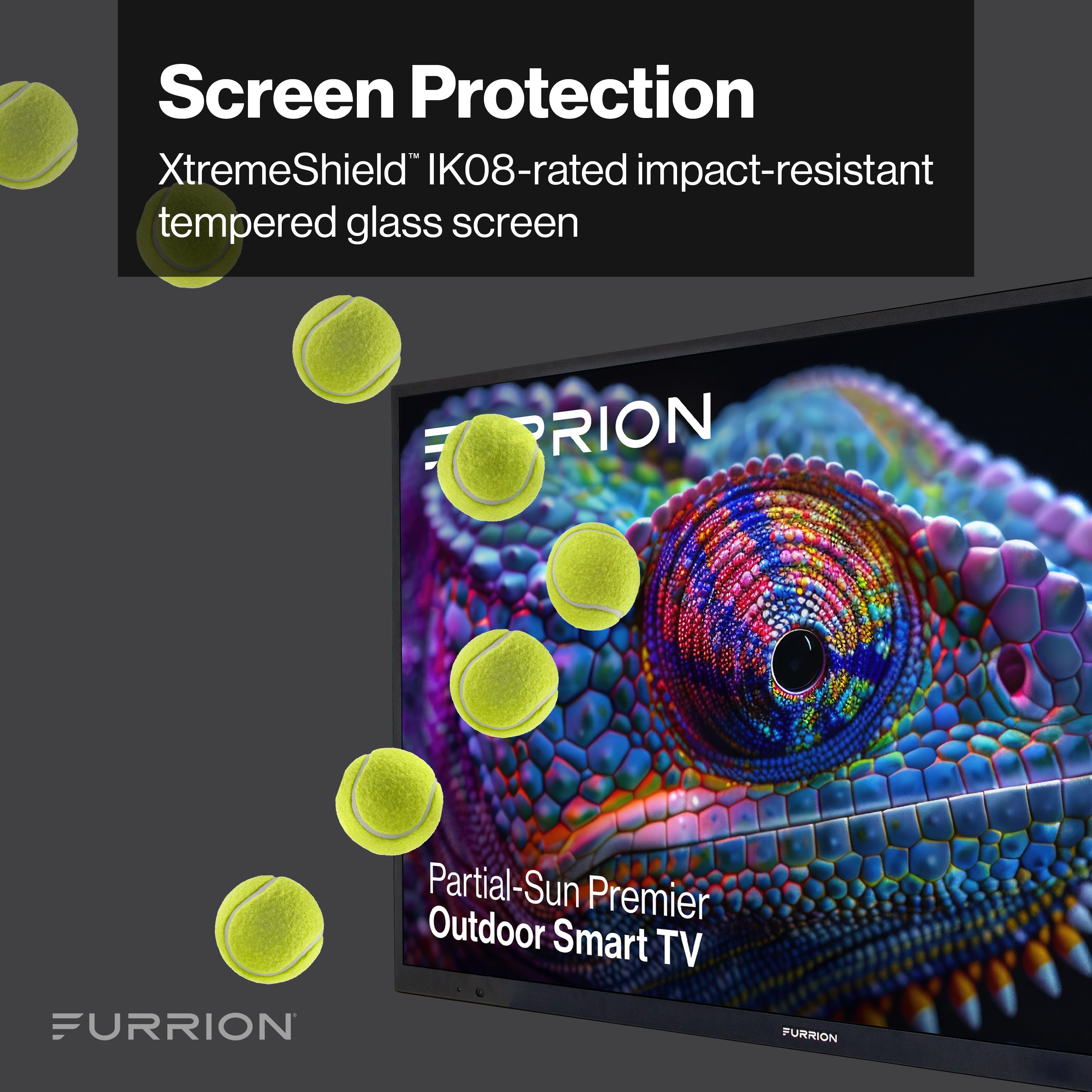 Furrion Aurora® Partial-Sun Premier 4K LED Outdoor Smart TVOUTDOOR-UHD-SMART-TV-FDUNXXCSA