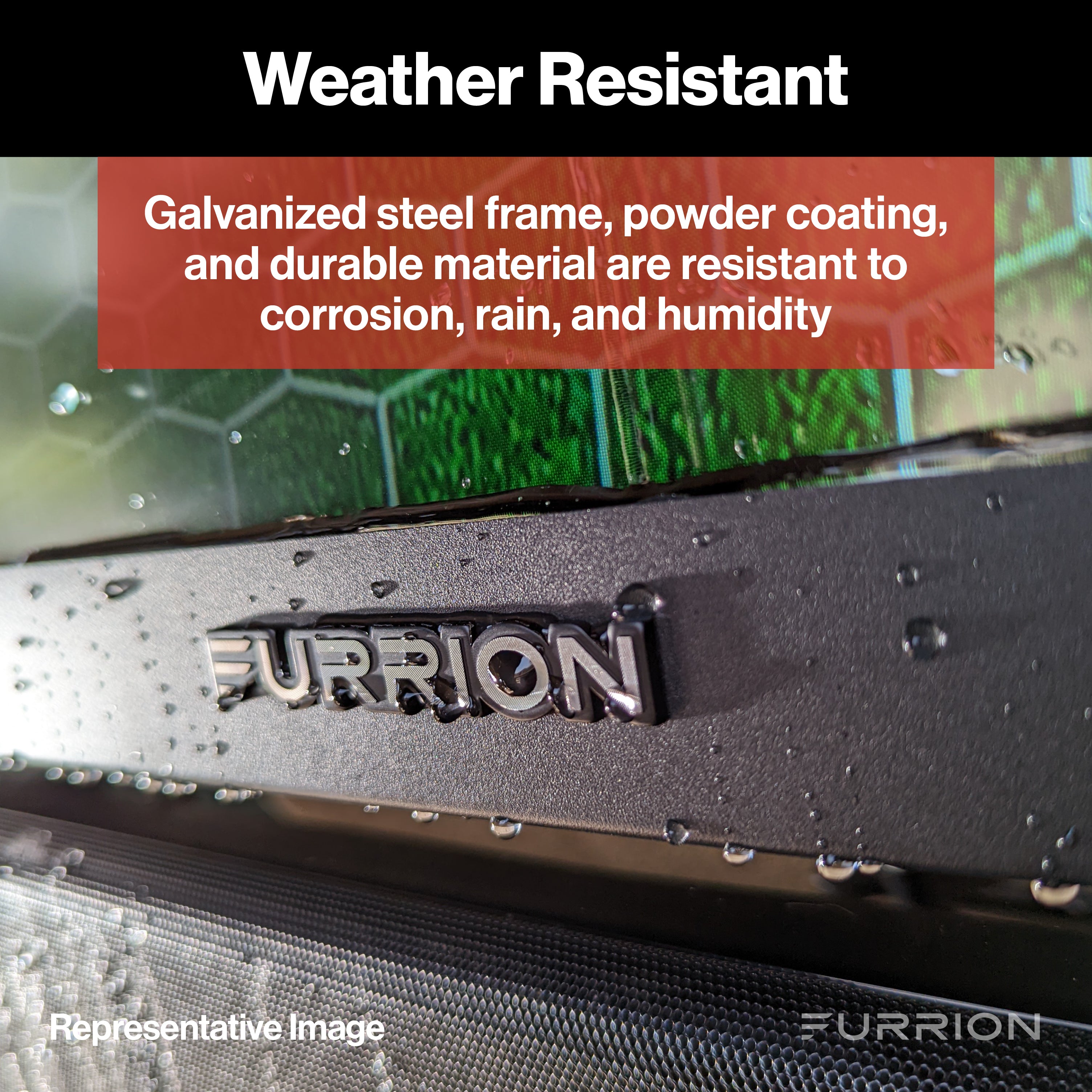 Furrion Aurora® Universal Outdoor TV Fixed Tilt Mount - For 43-65” TVs #F2AA002ABBK2021123672