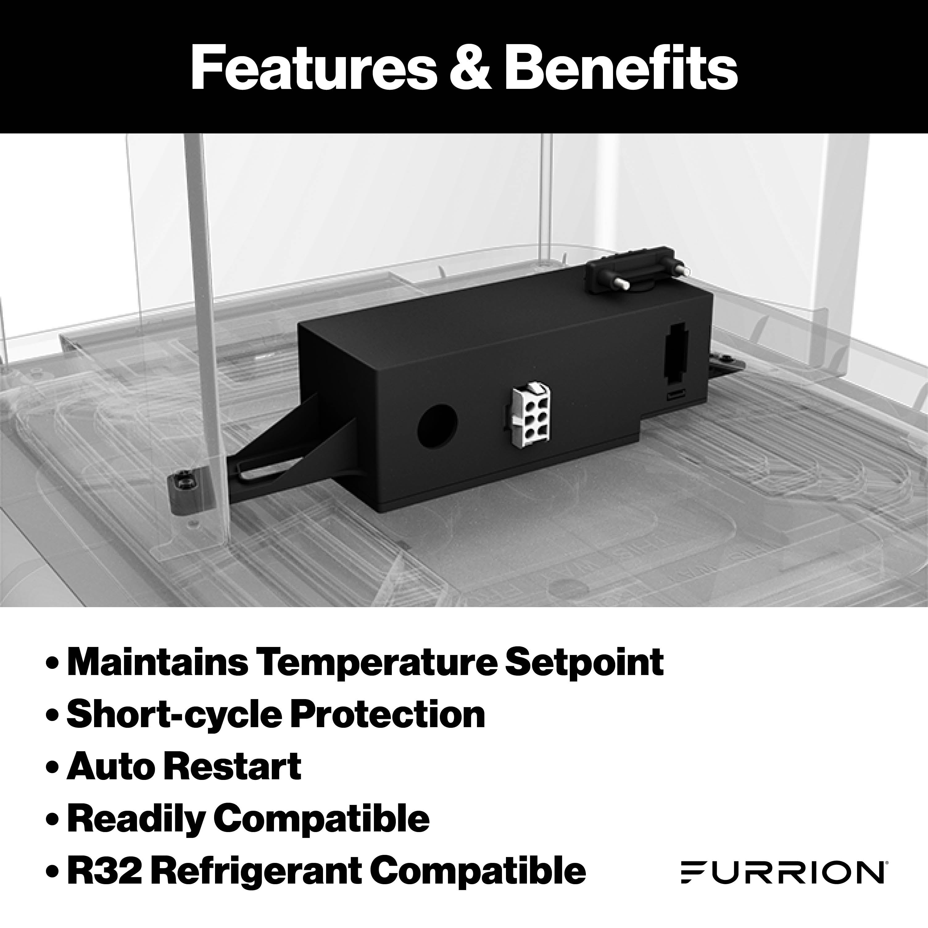 Furrion Chill® Standard Single-Zone RV Air Conditioner Controller - 2-Speed (R32) #FACC10ESSA2-BL- AM2024042653