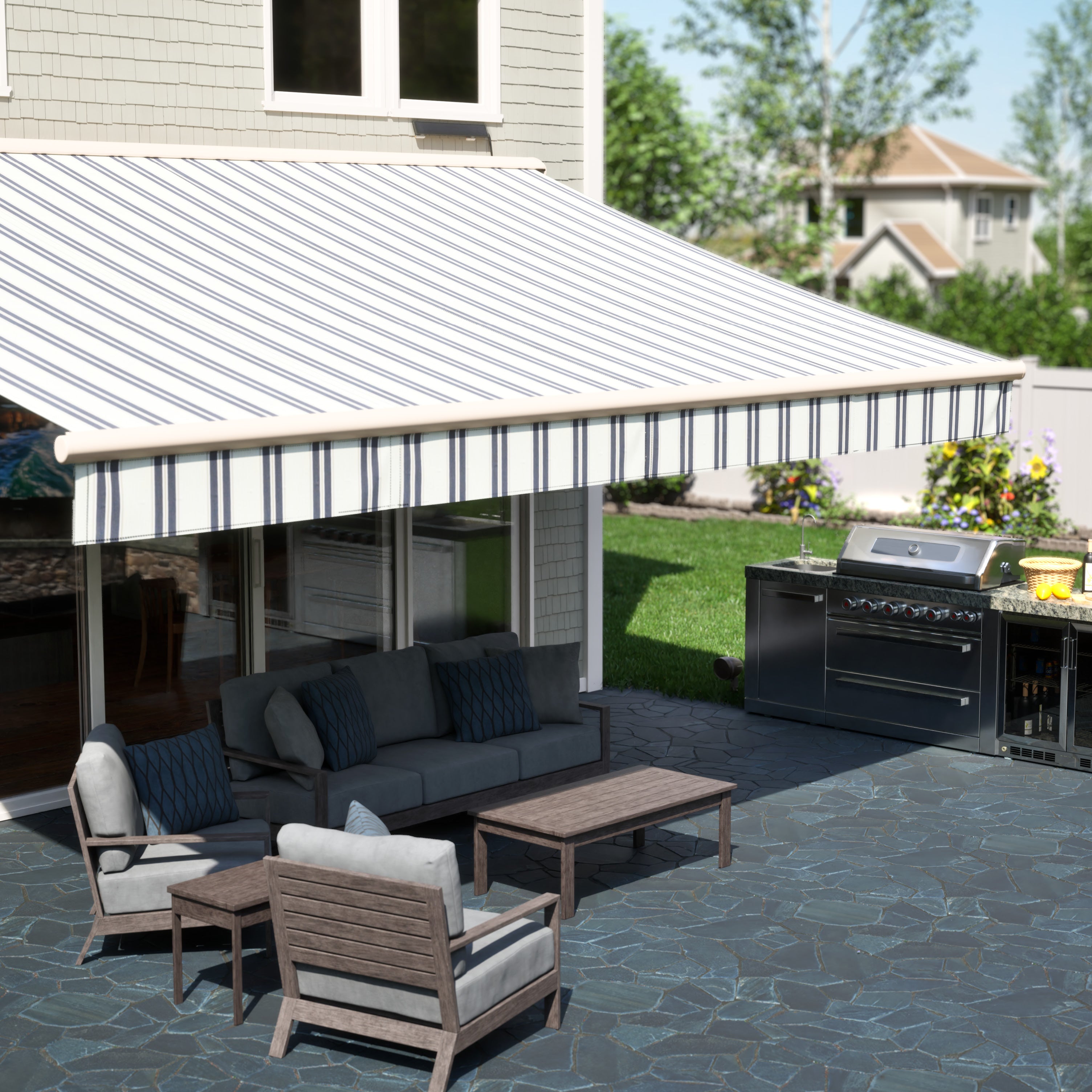 Furrion Lumina™ Solar-Powered Retractable AwningLUMINA-AWNING-ASSEMBLY