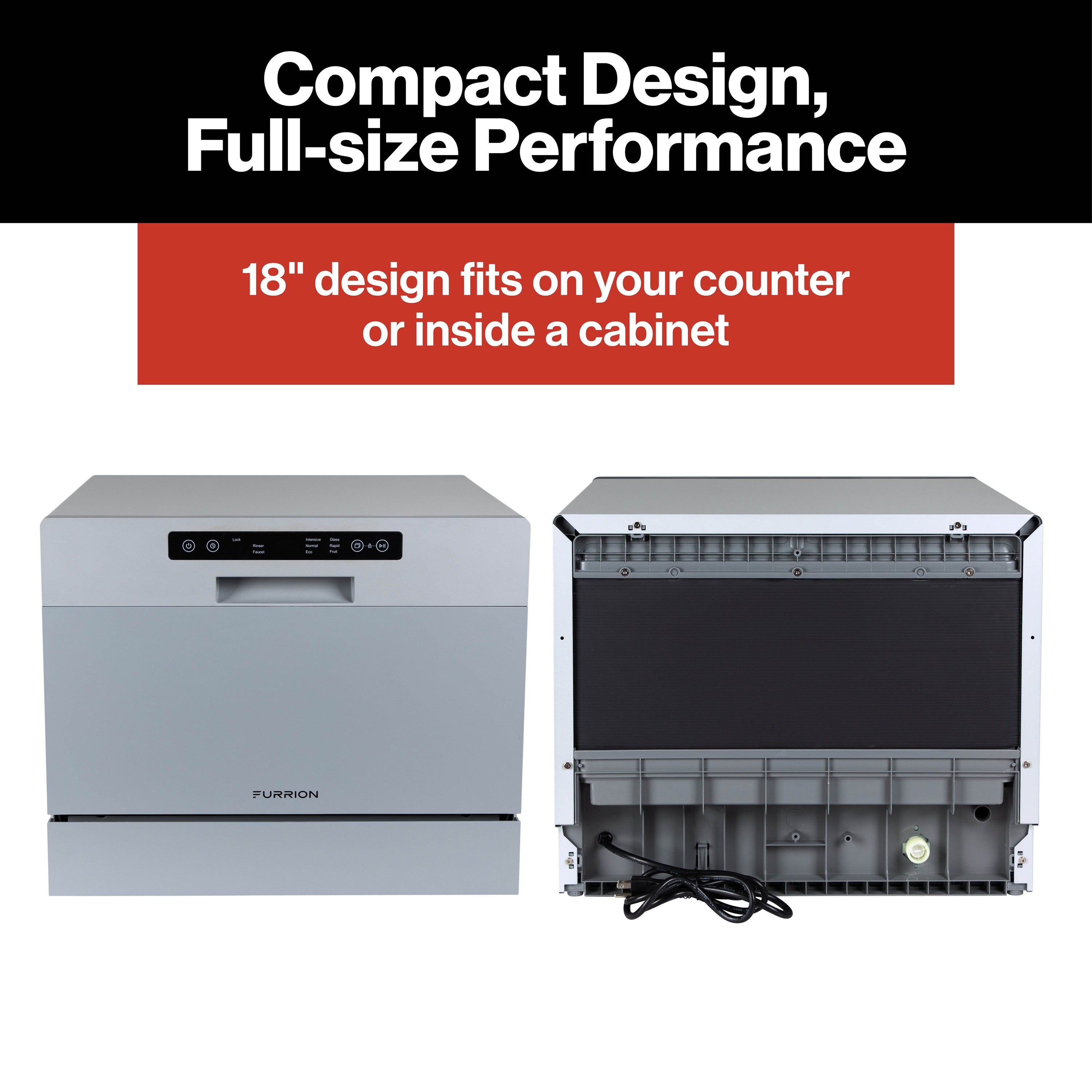 Furrion RV Countertop Dishwasher - 18" FURRION-18-COUNTERTOP-DISHWASHER