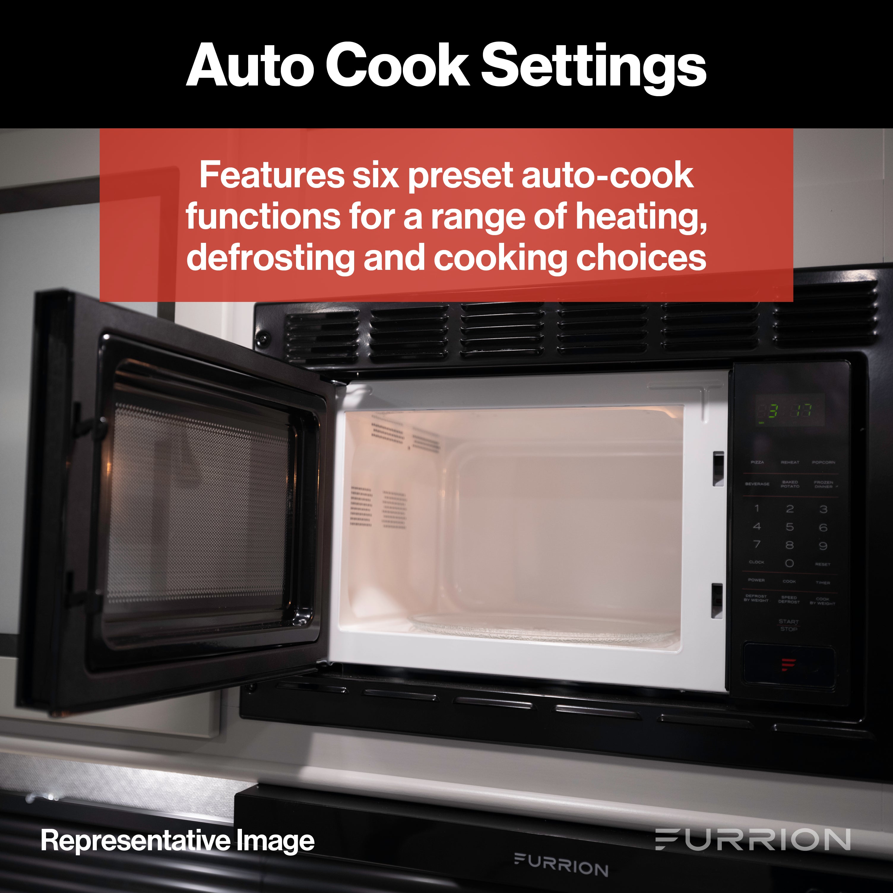 Furrion RV Microwave - 0.9 cu. ft, Black #FMSN09-BL2021123619