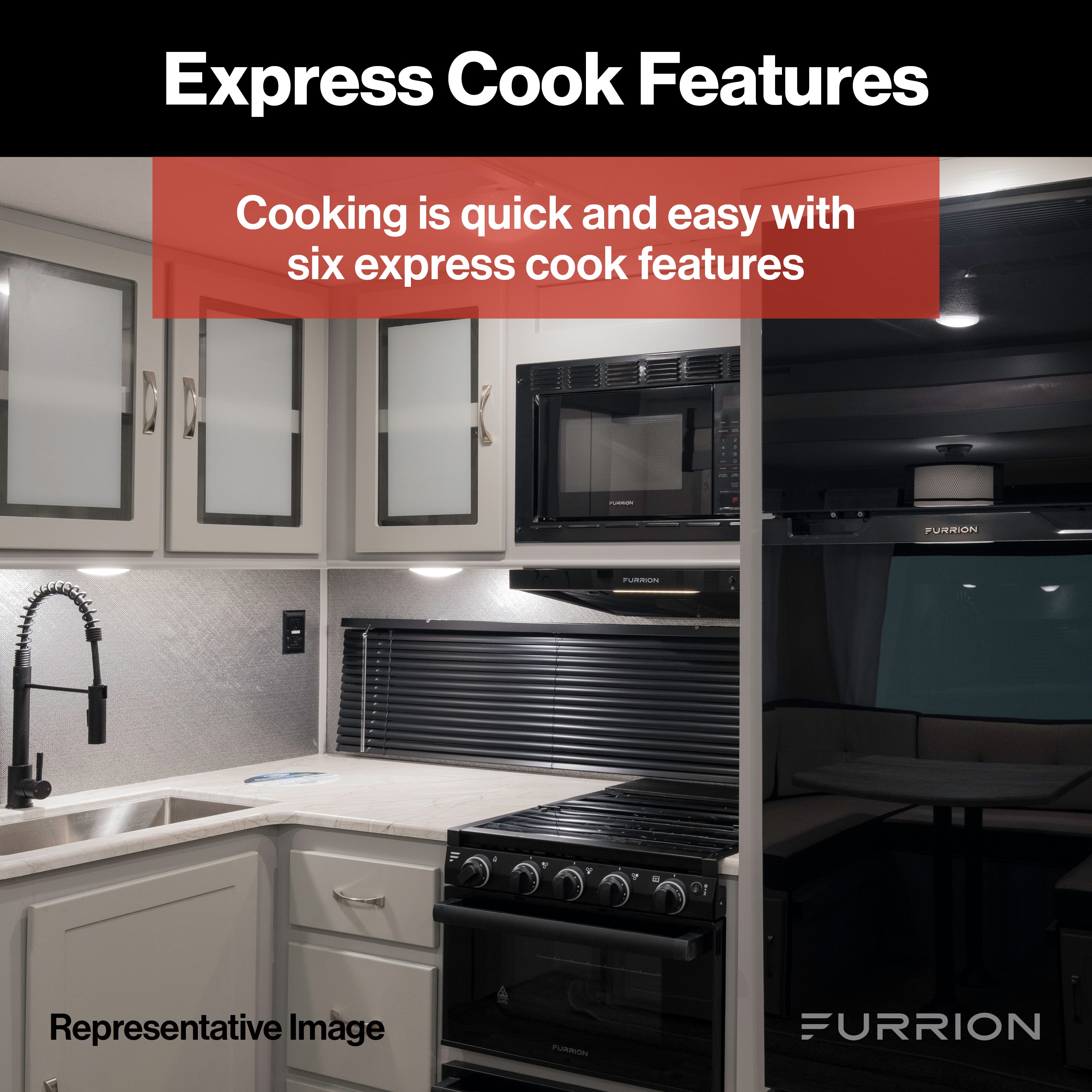 Furrion RV Microwave - 0.9 cu. ft, Black #FMSN09-BL2021123619