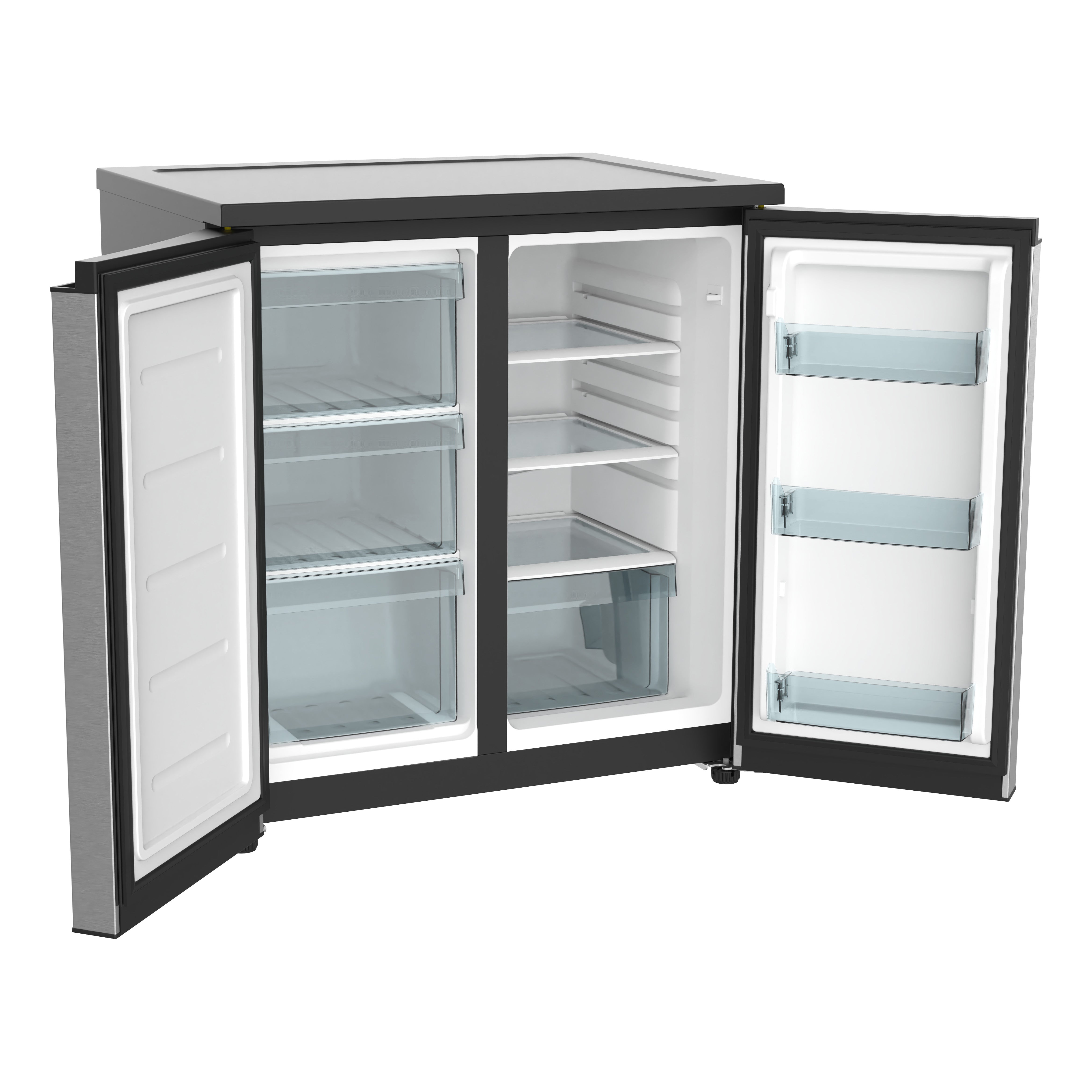 Furrion Side-by-Side RV Refrigerator with Freezer - 110V, 5.6 cu. ft. #FCR06ACGSA-SS 2024007728