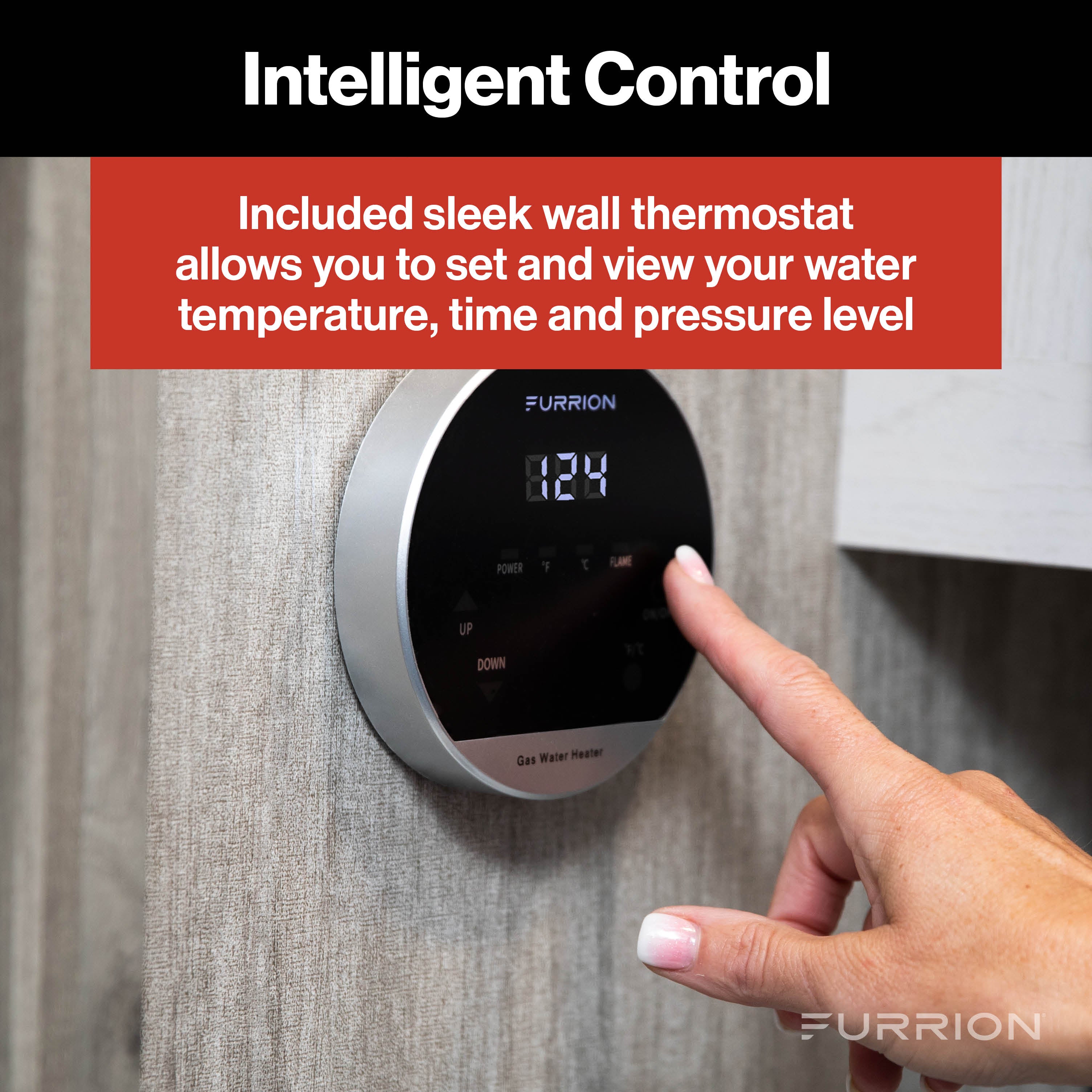 Furrion Tankless Gas Water Heater with Antifreeze Protection - 2.4GPM, White #FWH09AFA-AM2021132340