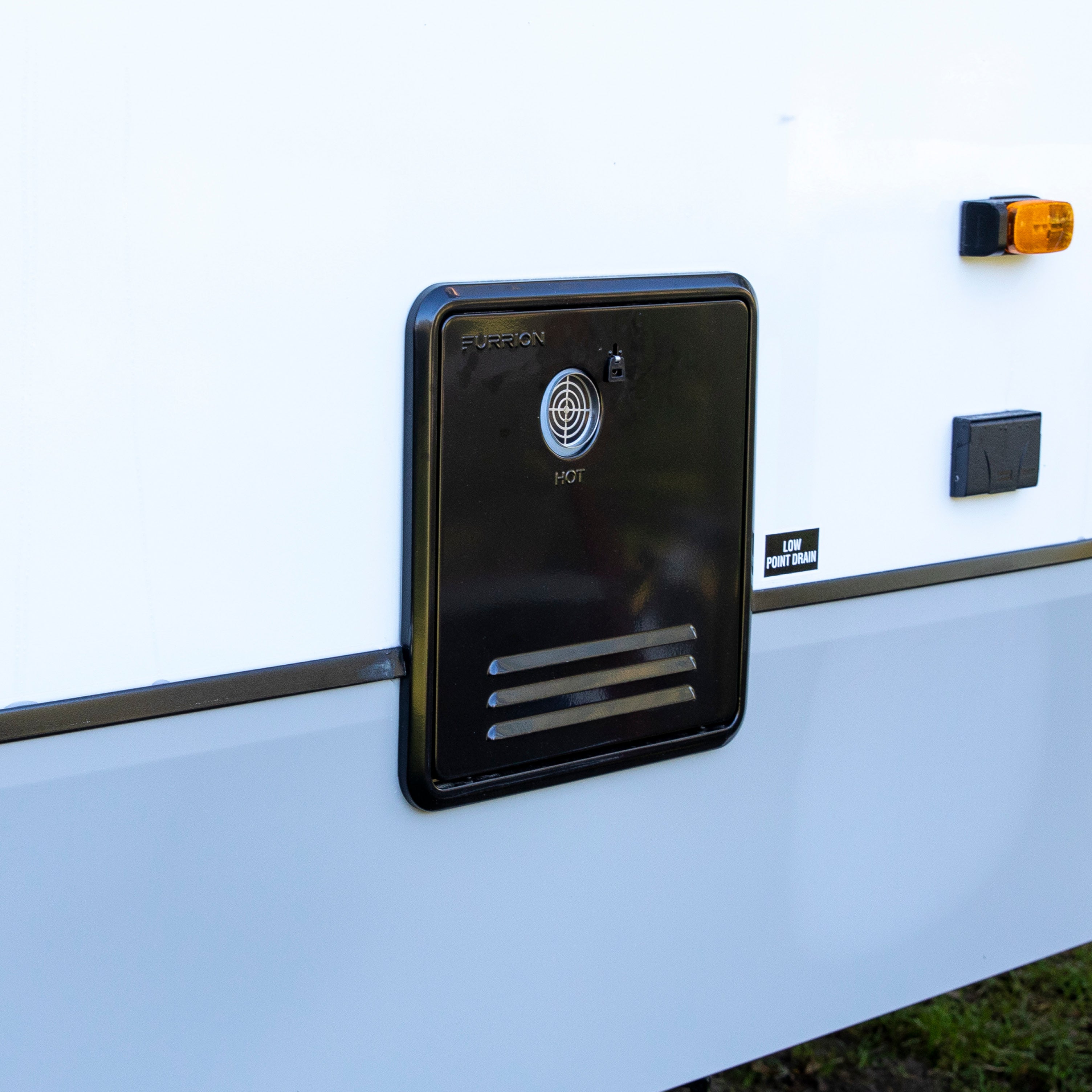 Furrion Tankless Gas Water Heater with Antifreeze Protection - 2.4GPM, White #FWH09AFA-AM2021132340