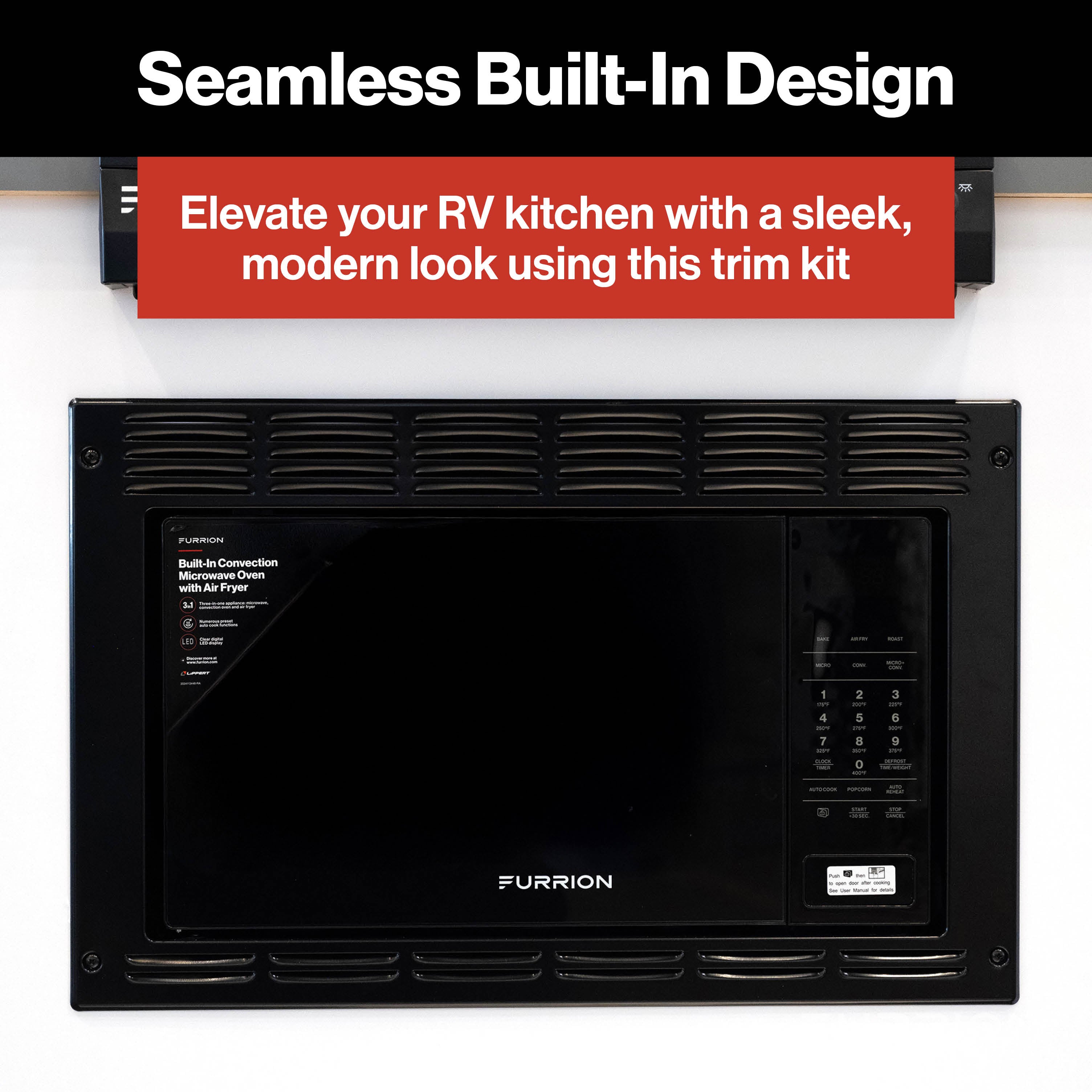 Furrion Trim Kit for 1.1 cu ft Microwave Oven with Built-in Air Fryer 1-1-CF-TRIM-KIT