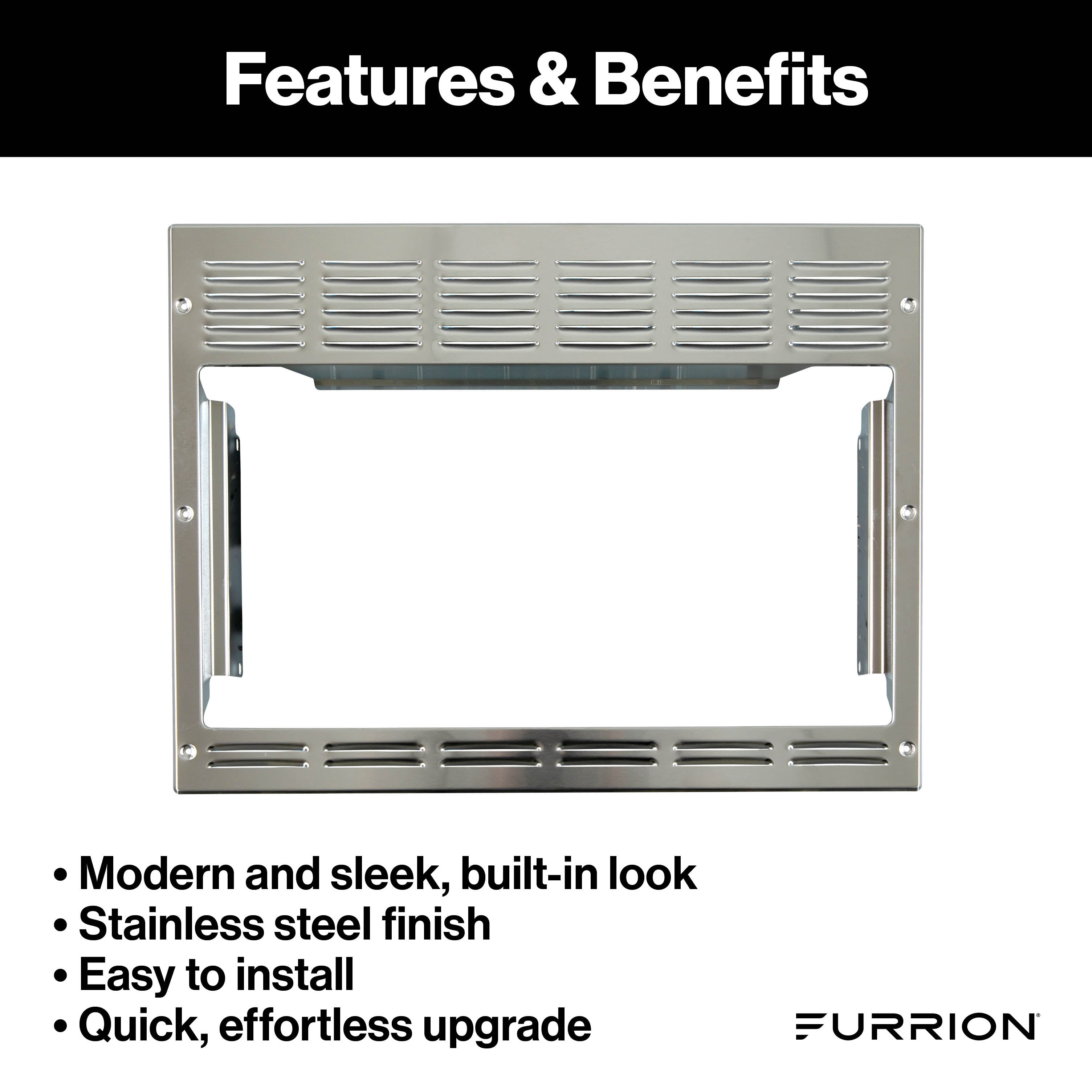 Furrion Trim Kit for 1.1 cu ft Microwave Oven with Built-in Air Fryer 1-1-CF-TRIM-KIT