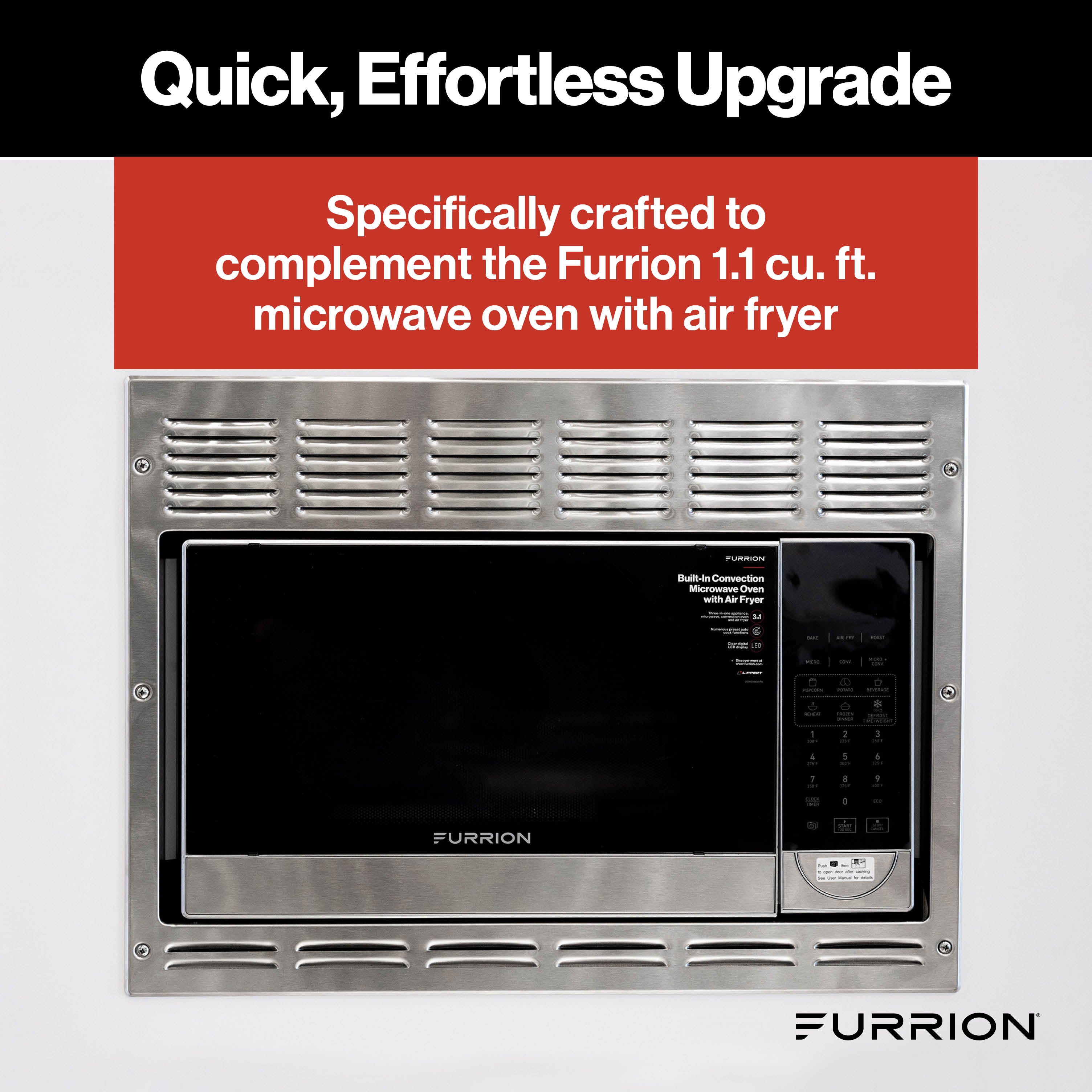 Furrion Trim Kit for 1.1 cu ft Microwave Oven with Built-in Air Fryer 1-1-CF-TRIM-KIT
