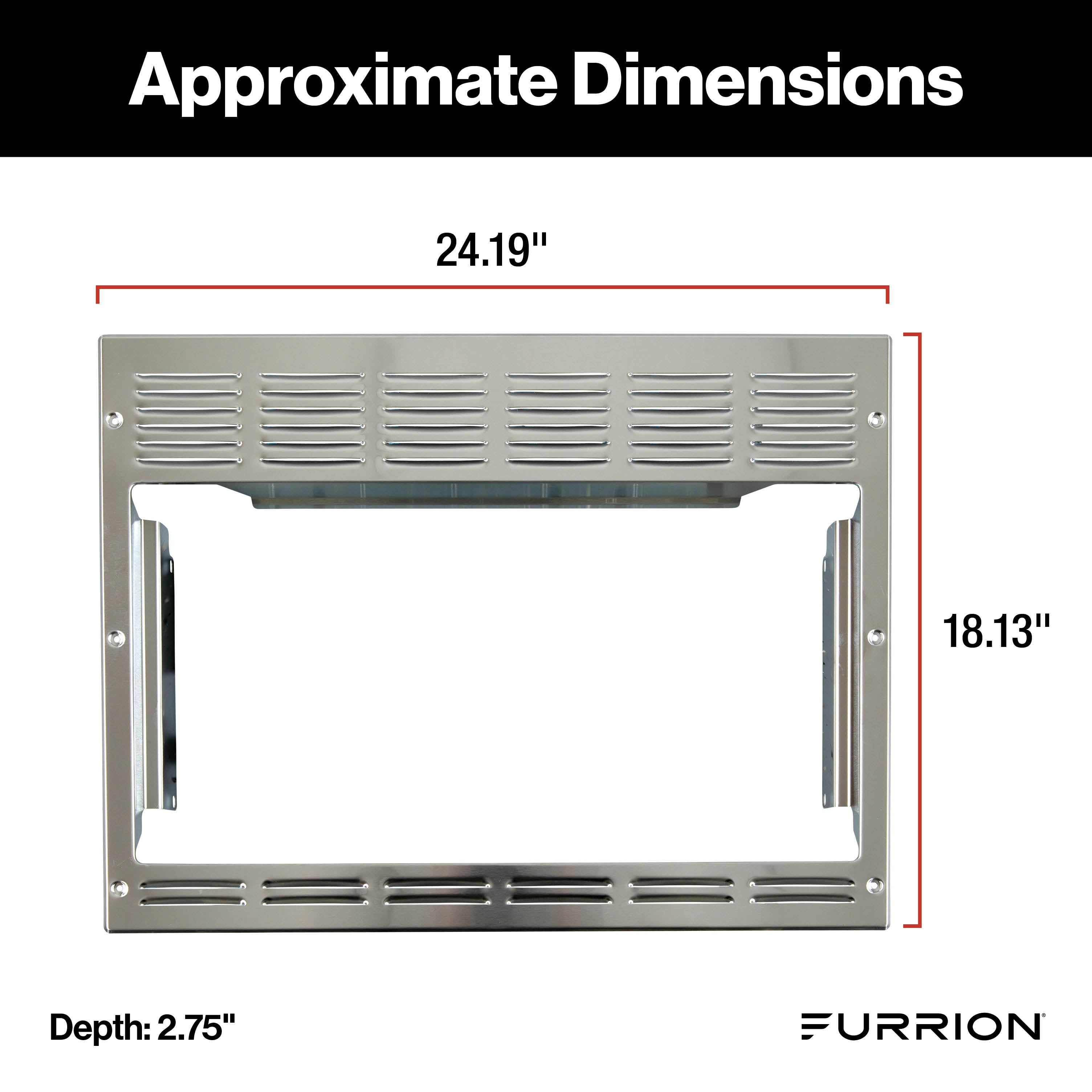 Furrion Trim Kit for 1.1 cu ft Microwave Oven with Built-in Air Fryer 1-1-CF-TRIM-KIT