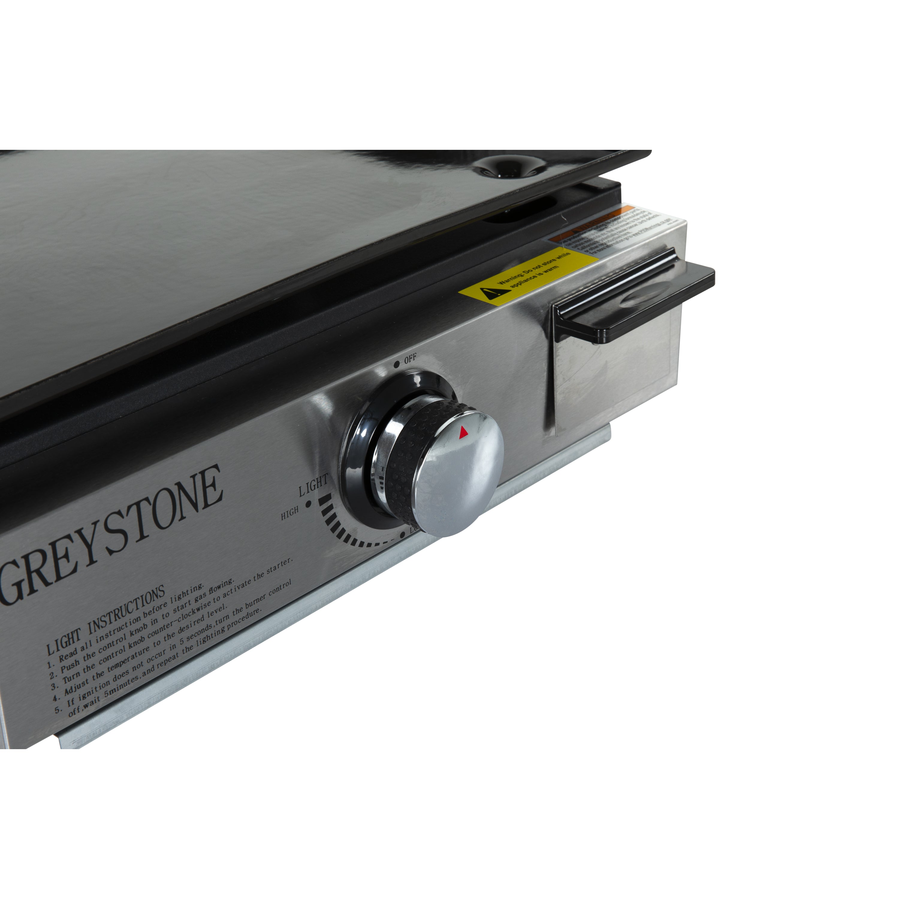 Greystone 17" Griddle/Grill Combo with Enamel Steel Cooking Plate & Grill Grate - 15,000 BTU LP Gas #BC1715D