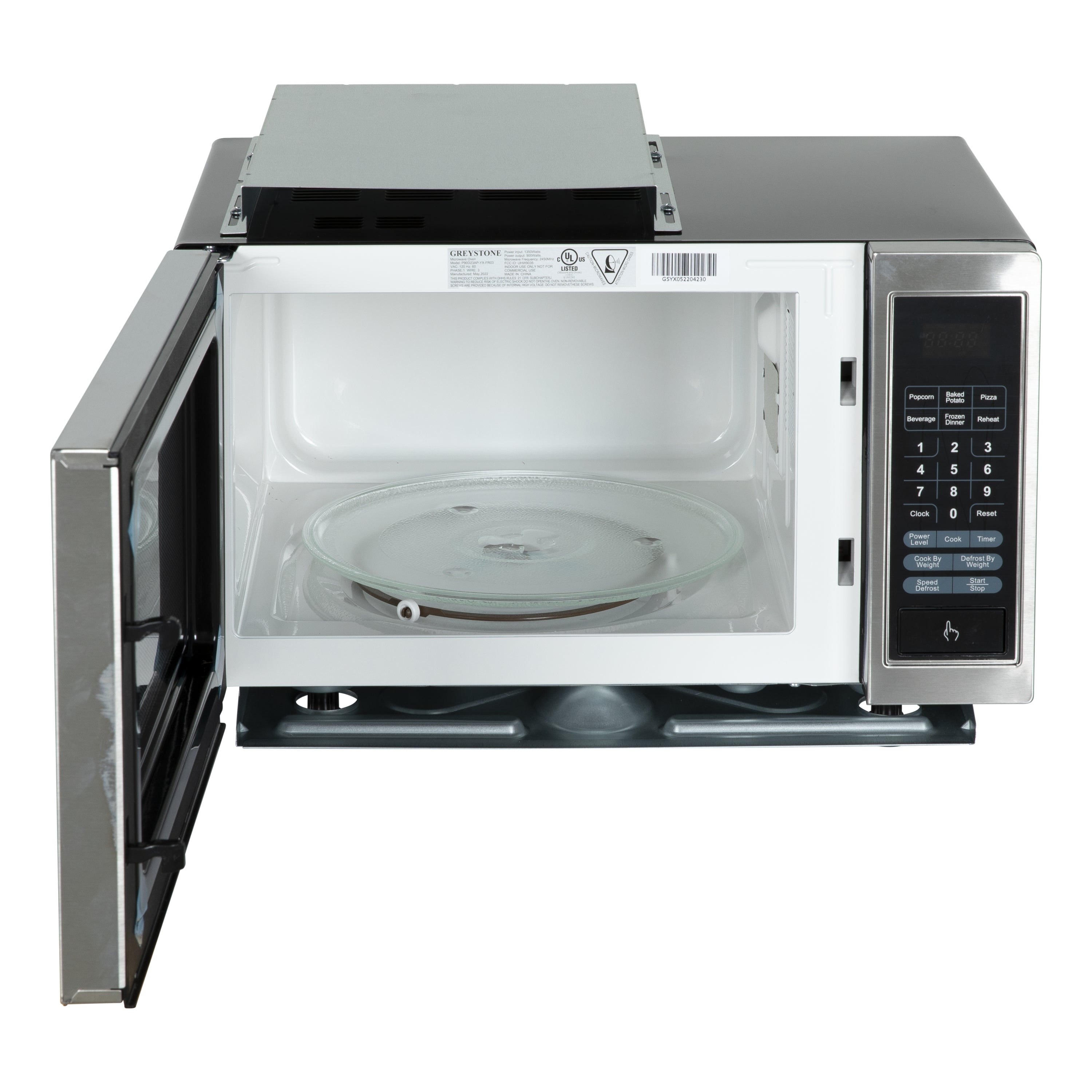 Greystone 0.9 Cubic Foot Built-in MicrowaveGREYSTONE-0.9-CF-BUILT-IN-MICRO