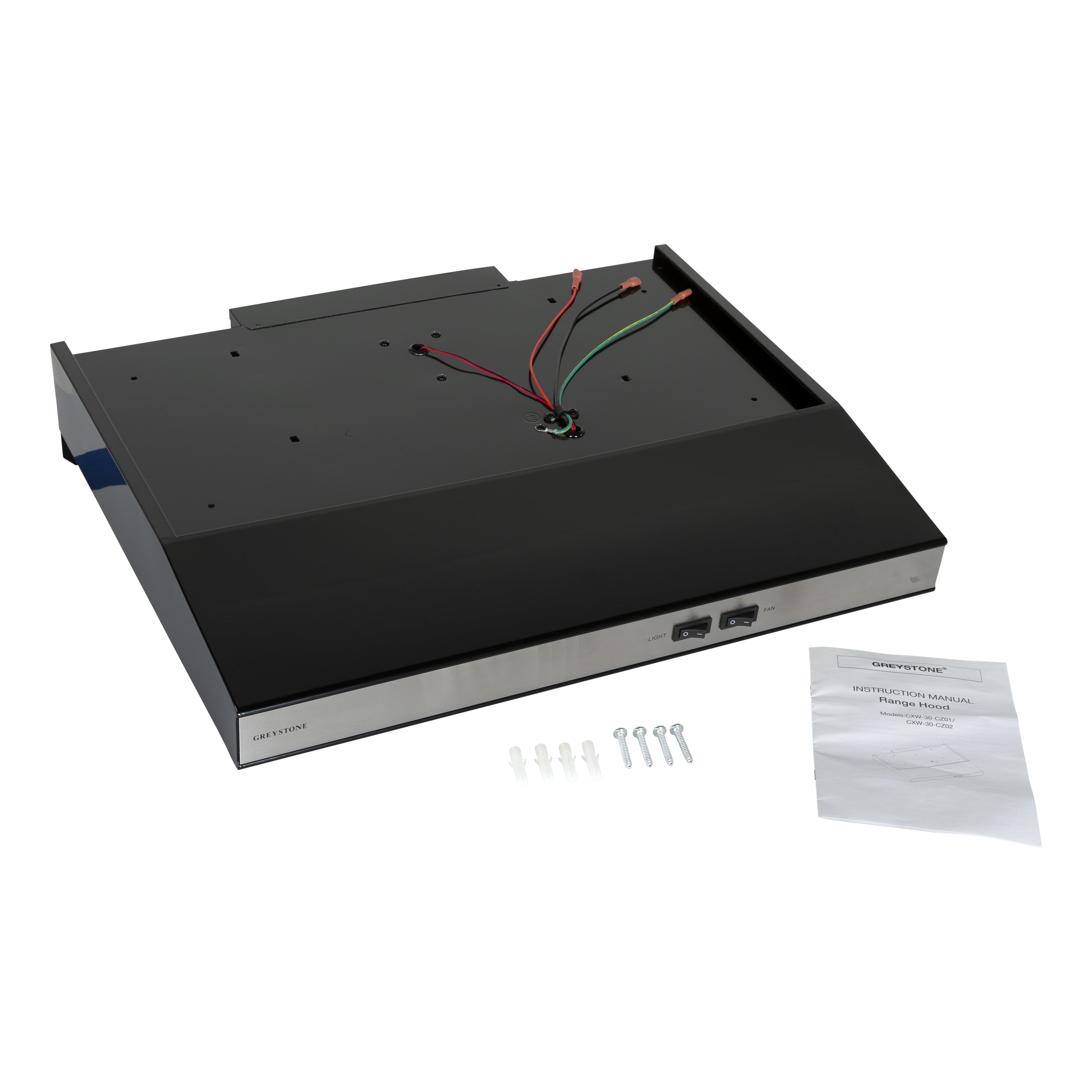 Greystone 22 Inch 12 Volt Range HoodGREYSTONE-22-RANGE-HOOD