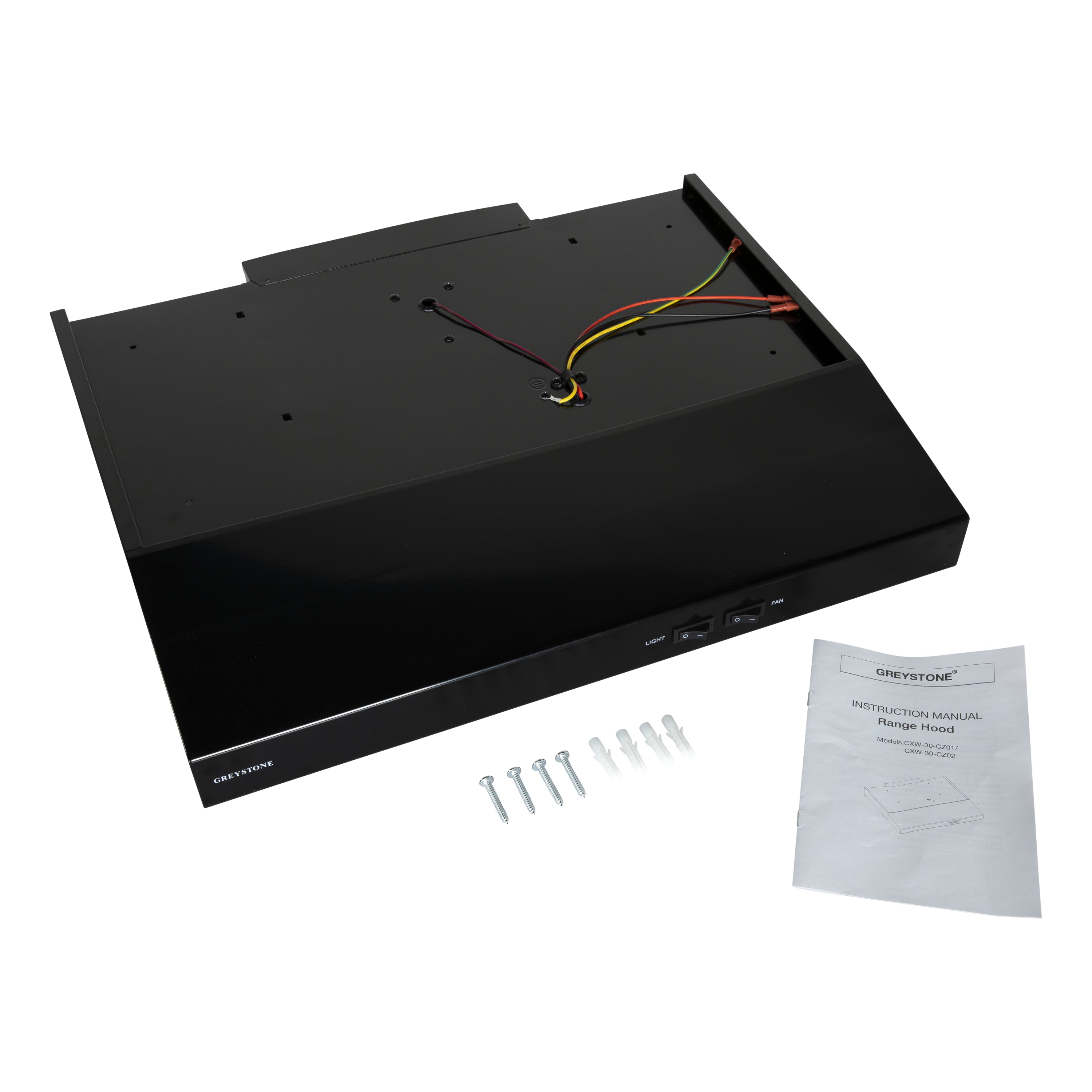 Greystone 22 Inch 12 Volt Range HoodGREYSTONE-22-RANGE-HOOD