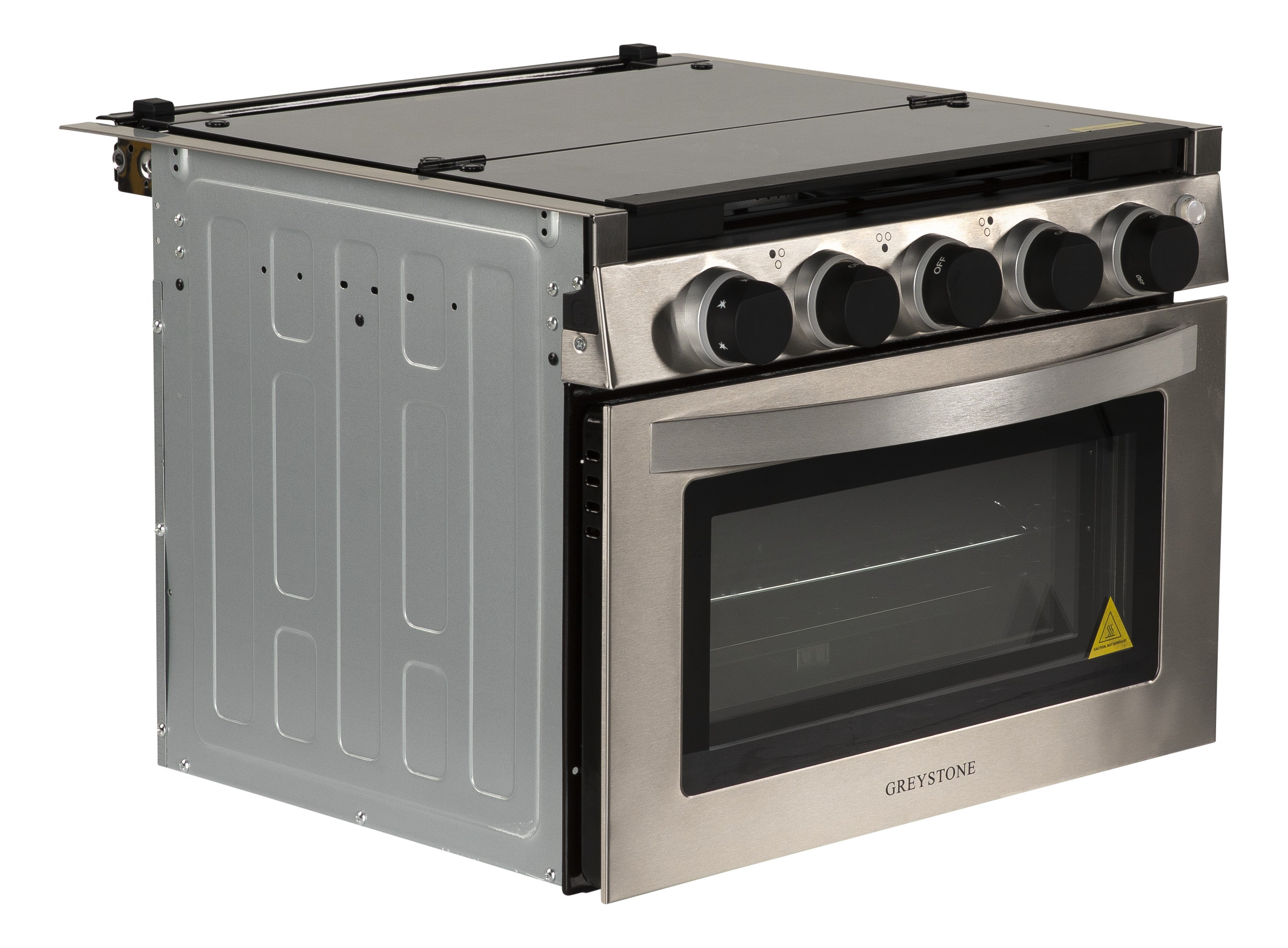 Greystone® Gas RV Range - 12V, 17"GREYSTONE-17-2-IN-1-GAS-RANGE