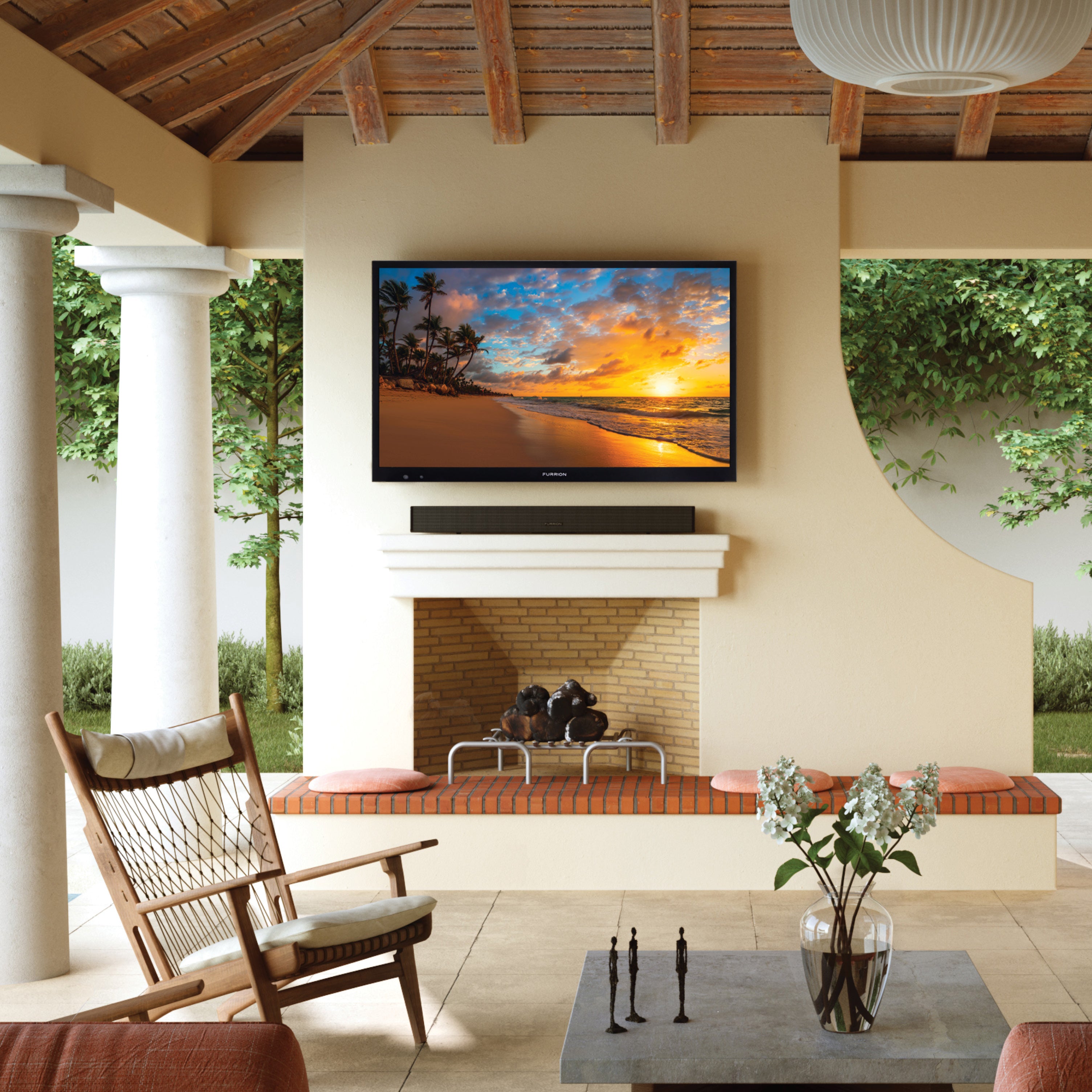 Furrion Aurora® 2.1 Outdoor Soundbar Speaker with Built-In Subwoofer #FSBNN30MST