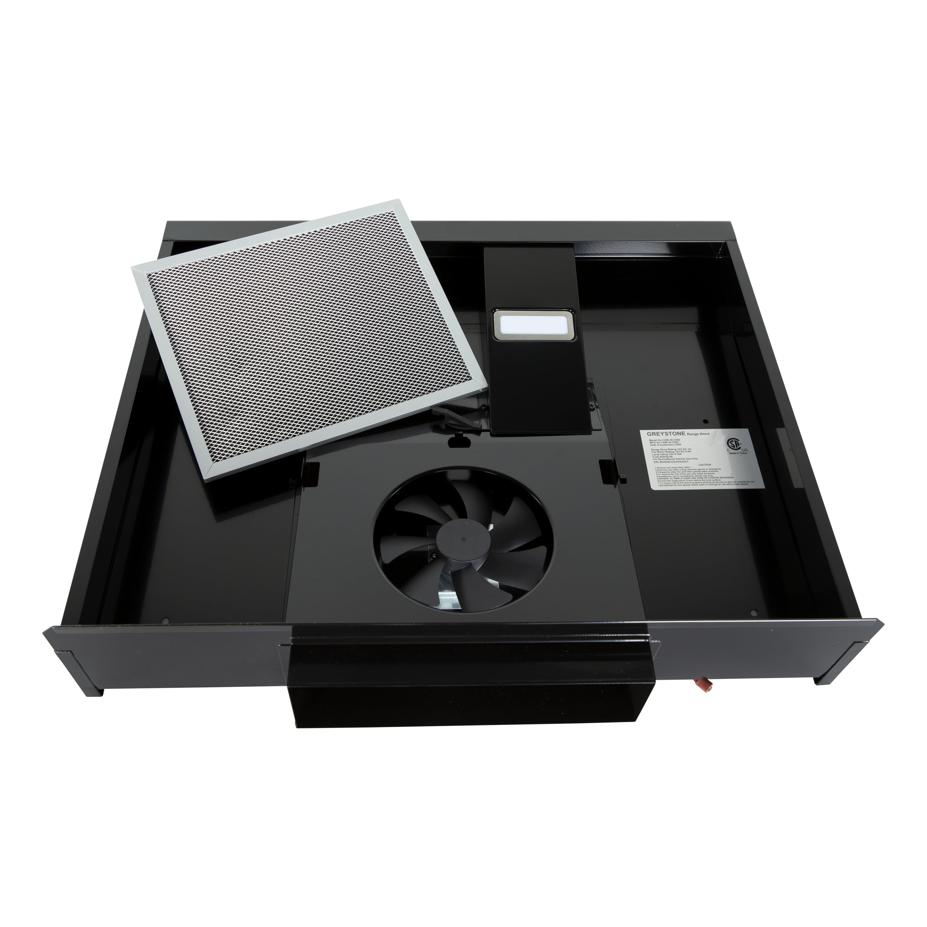 Greystone 22 Inch 12 Volt Range Hood