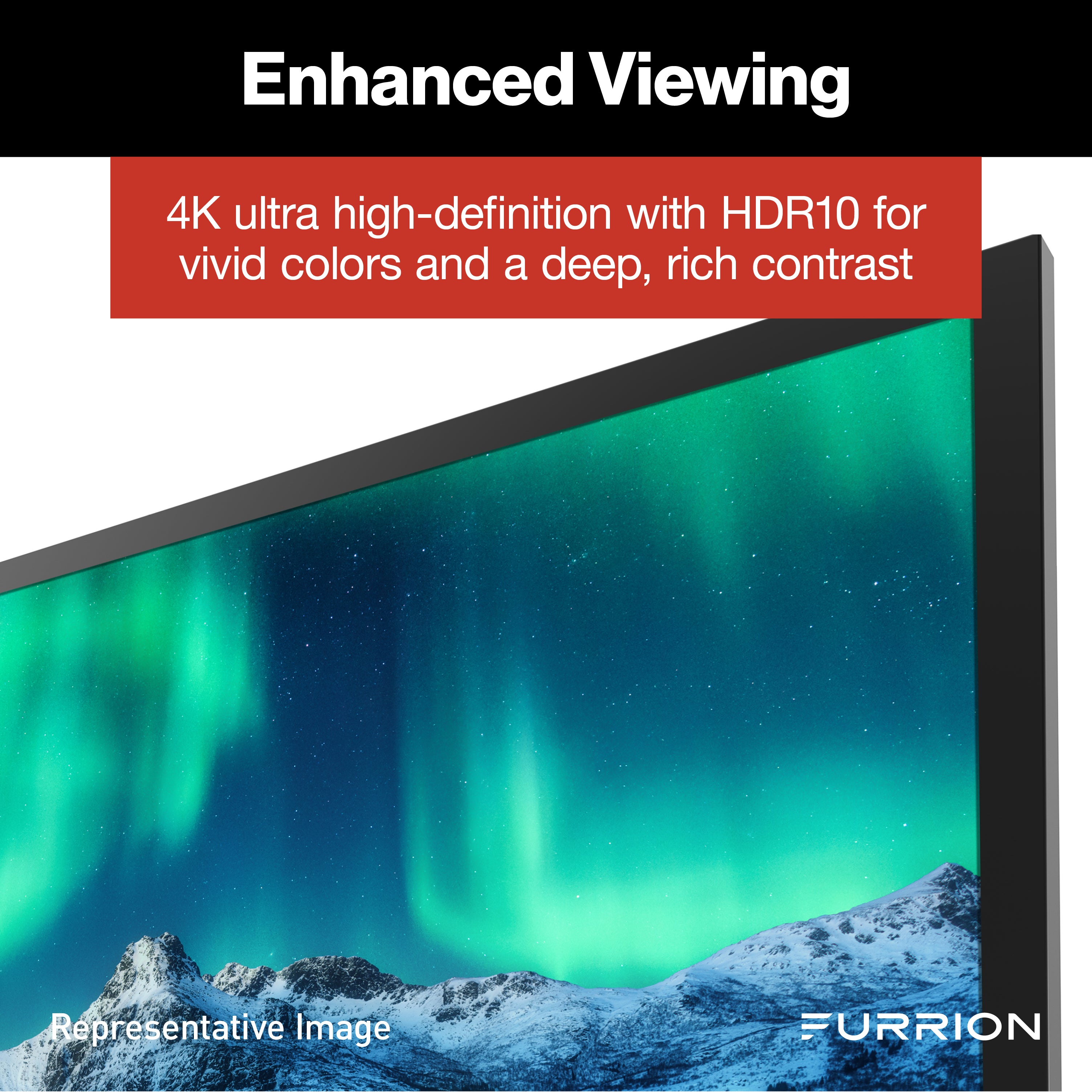 Furrion Aurora® Full-Shade 4K LED Outdoor Smart TV