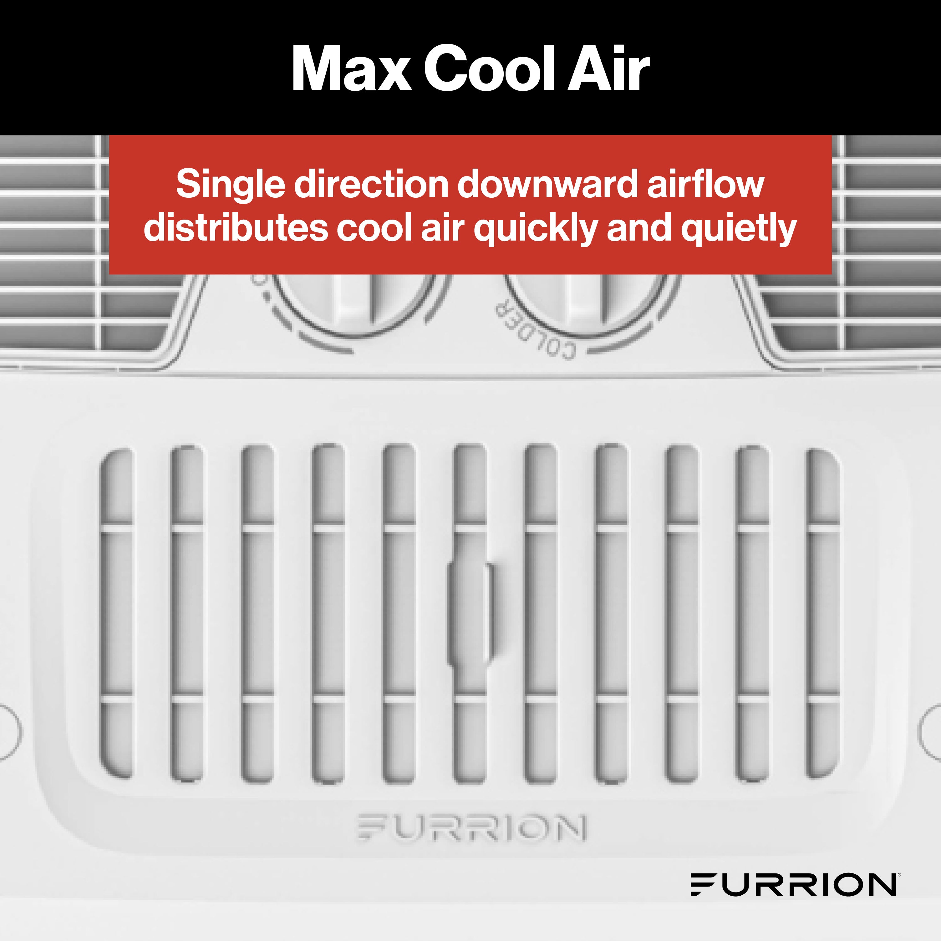 Furrion Chill® RV AC Standard Air Distribution Box for Manual Control (R410A Refrigerant Compatible) #FACT11CA-PS