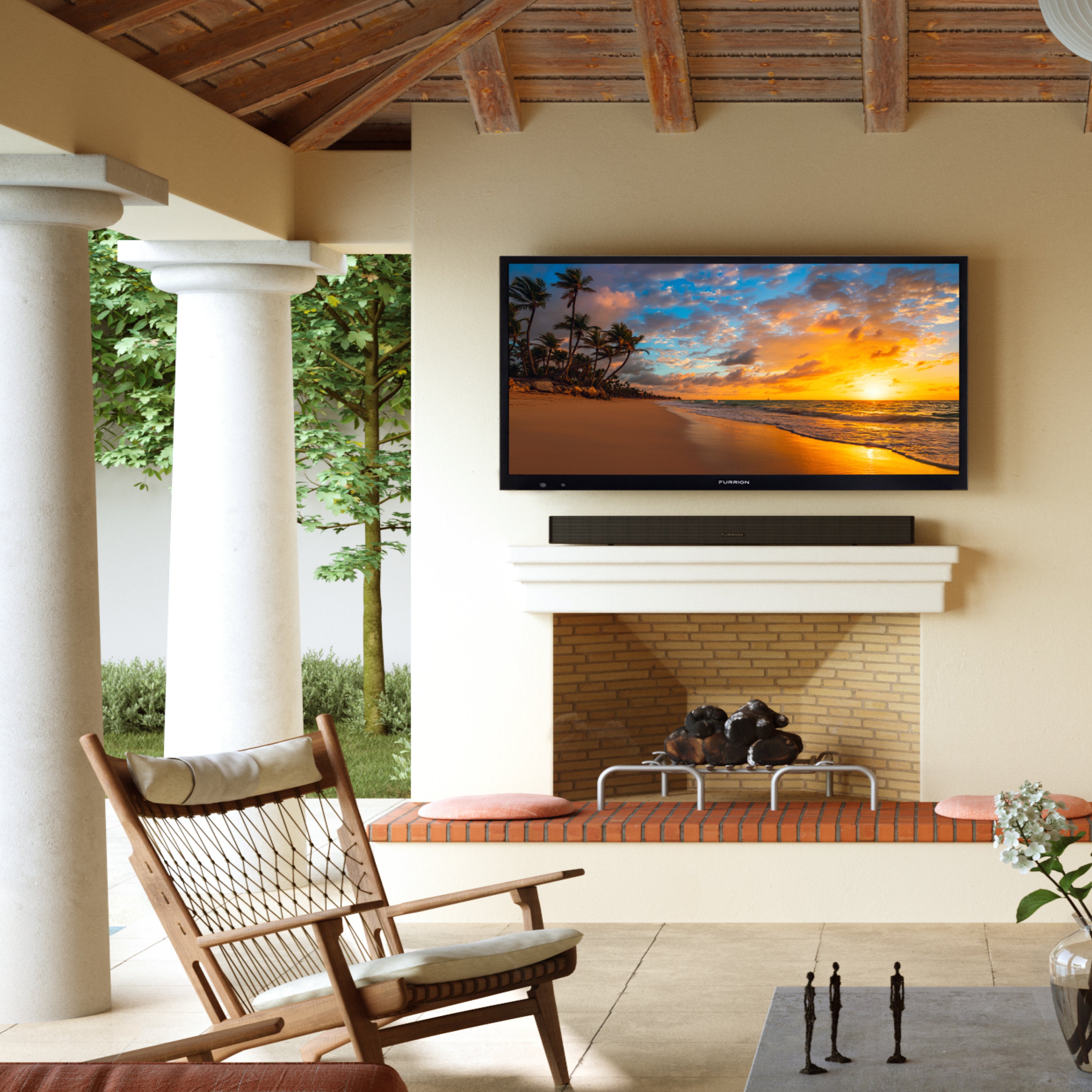 Furrion Aurora® Partial-Sun 4K LED Outdoor Smart TV