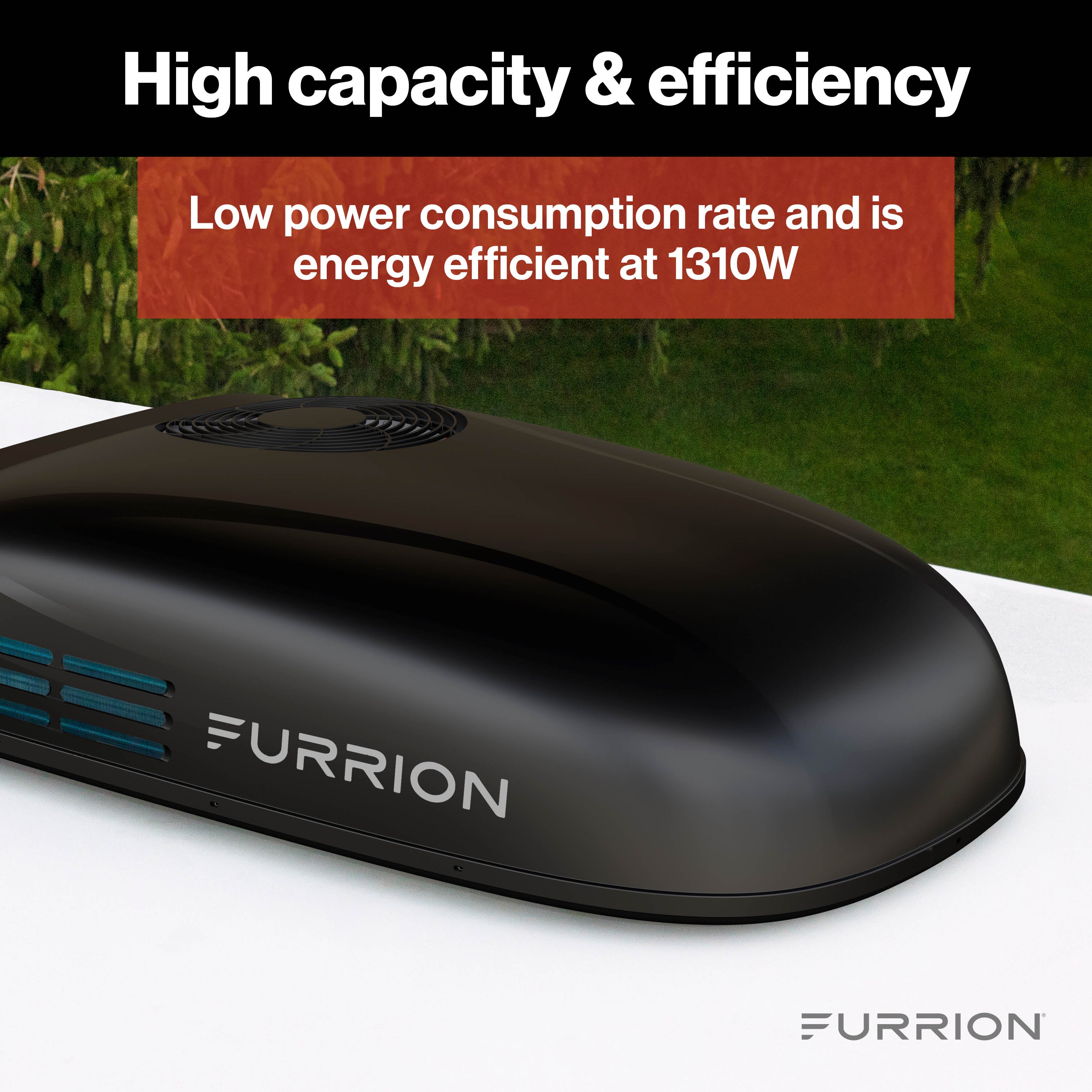 Furrion Chill® HE Low-Profile RV Rooftop Air Conditioner with Heat Pump (R32)