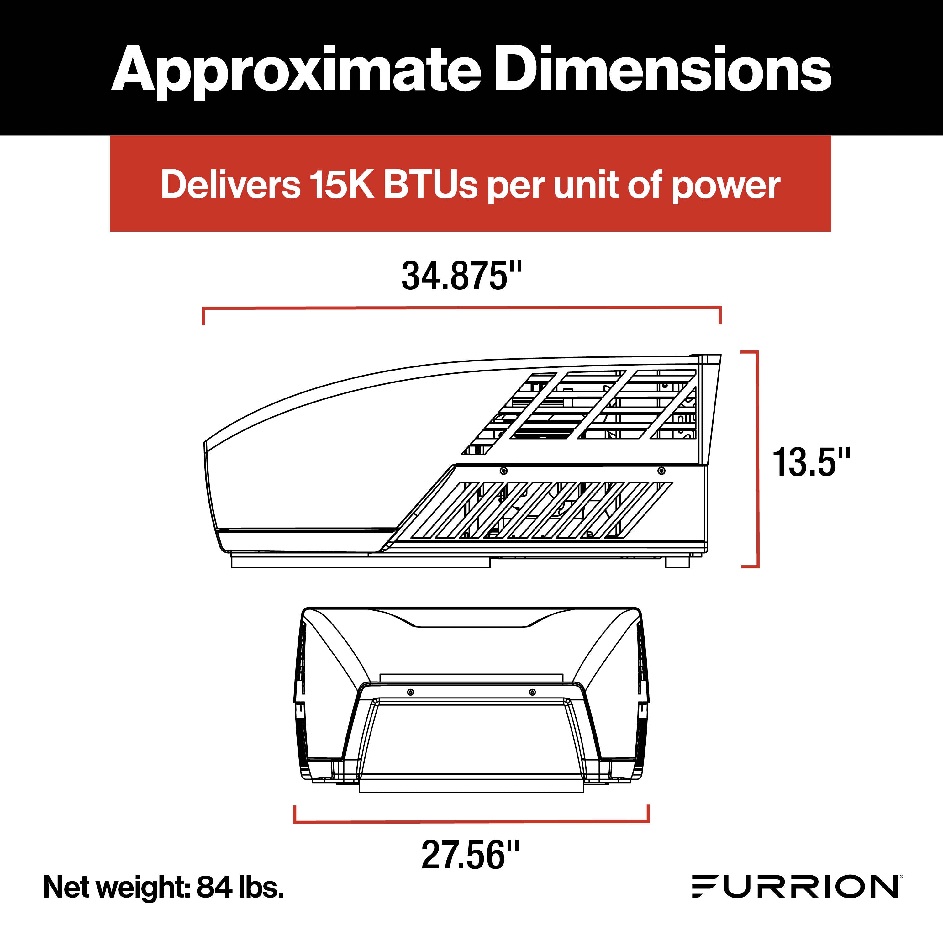 Furrion Chill® HE RV Roof Air Conditioner (R32)