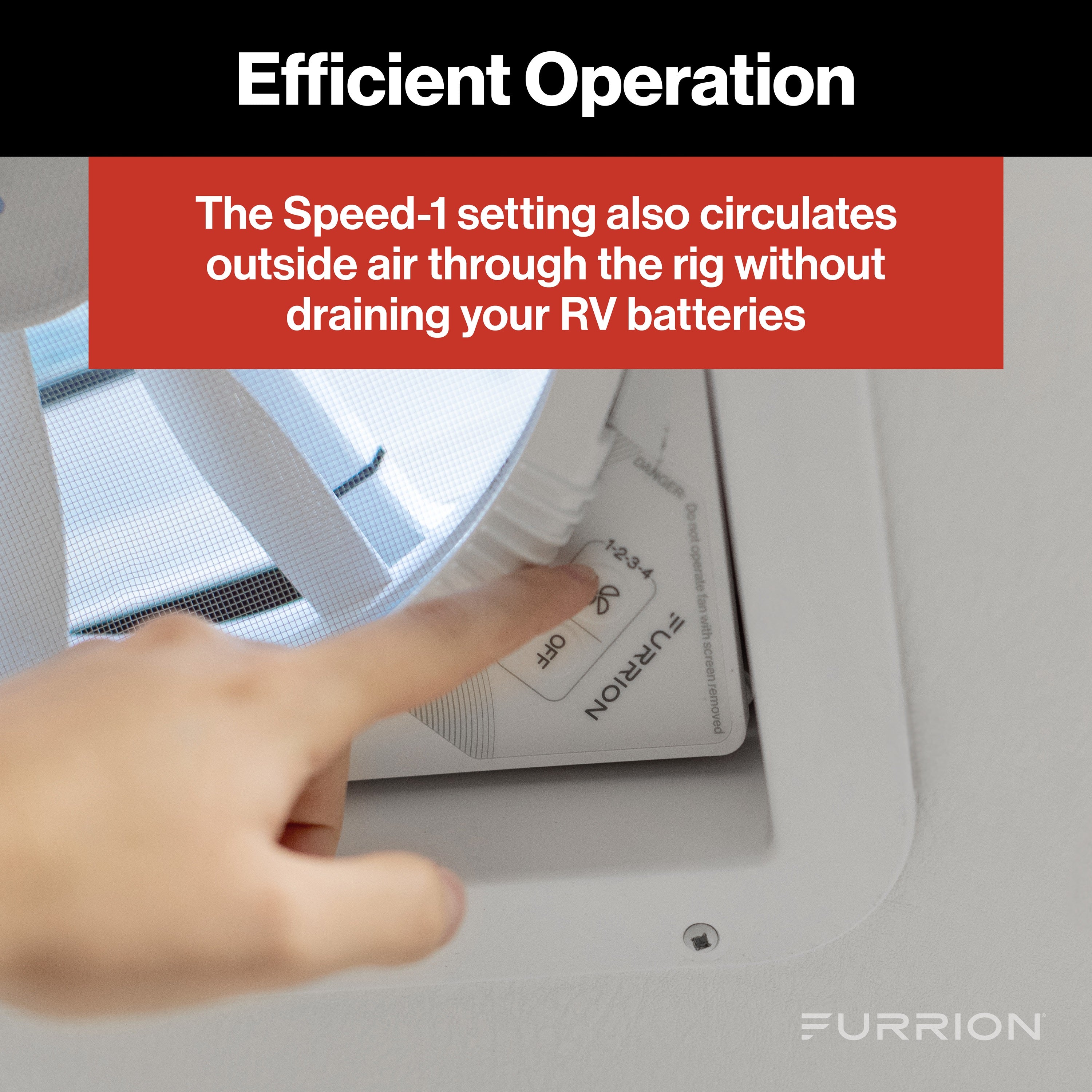Furrion RV Roof Vent Fan with Lid Install Kit - 14" White #FVF14D90R6A-PS-AM