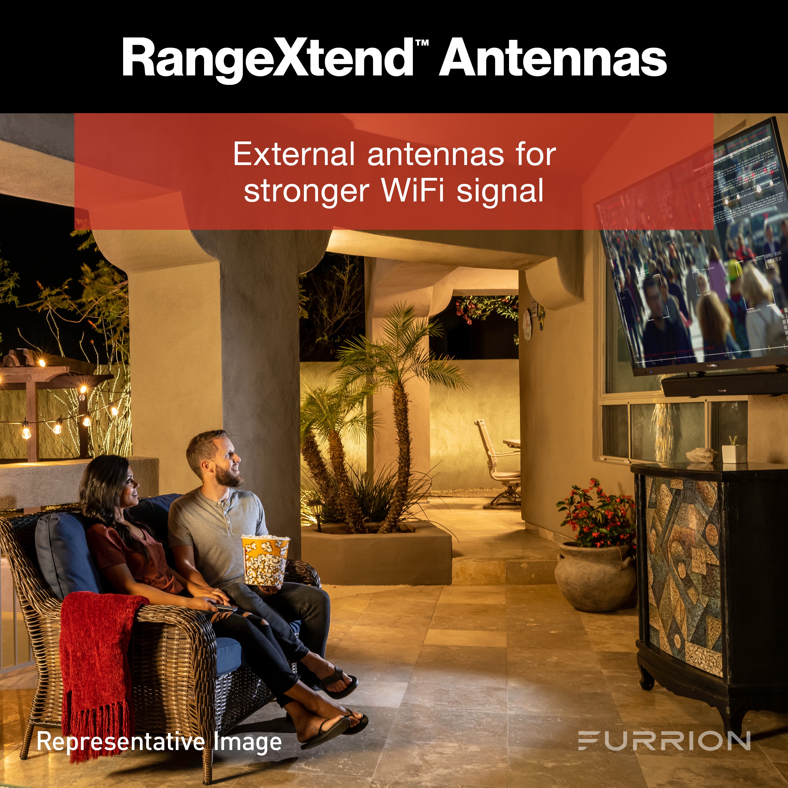 Furrion Aurora® Partial-Sun 4K LED Outdoor Smart TV