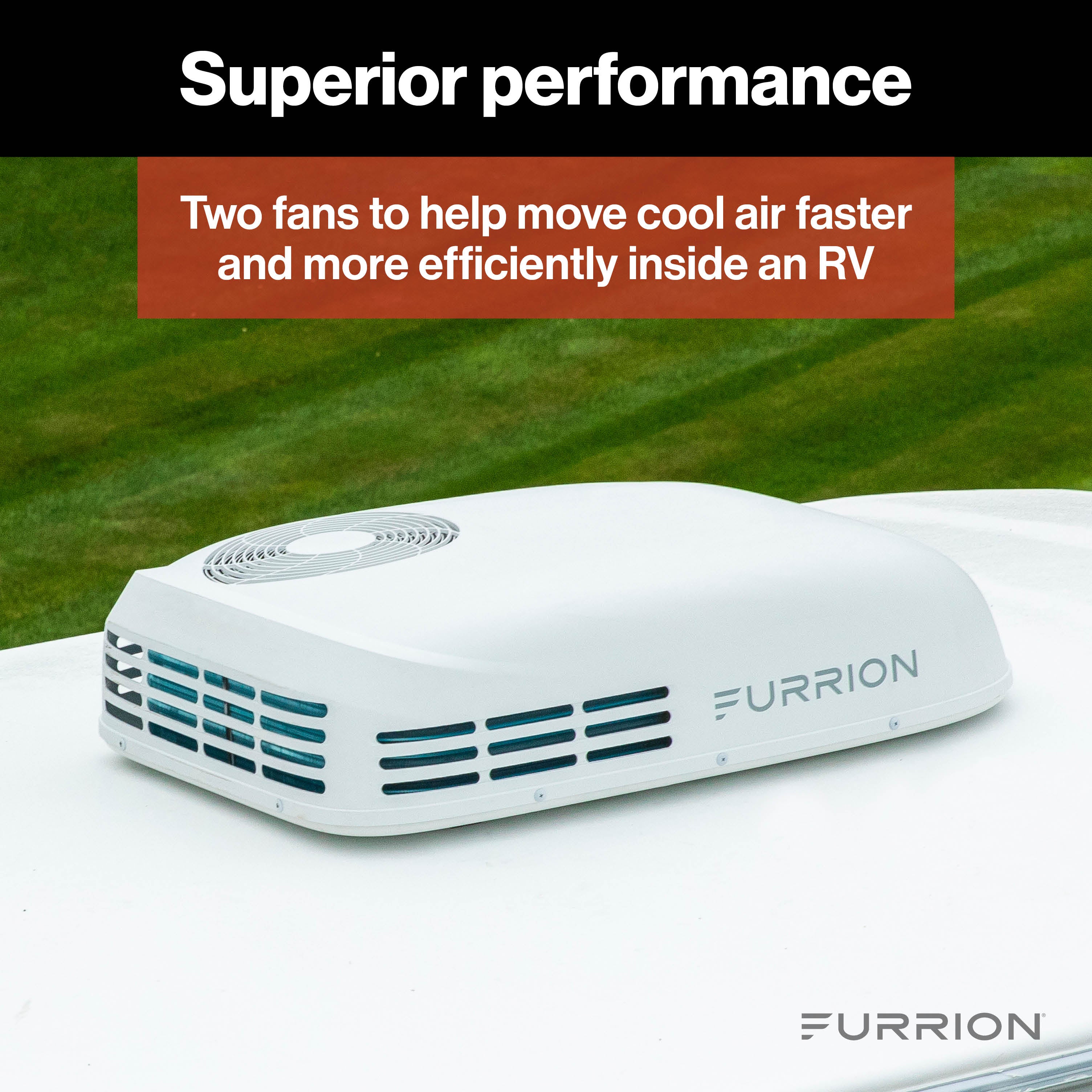 Furrion Chill® HE Low-Profile RV Rooftop Air Conditioner with Heat Pump (R32)
