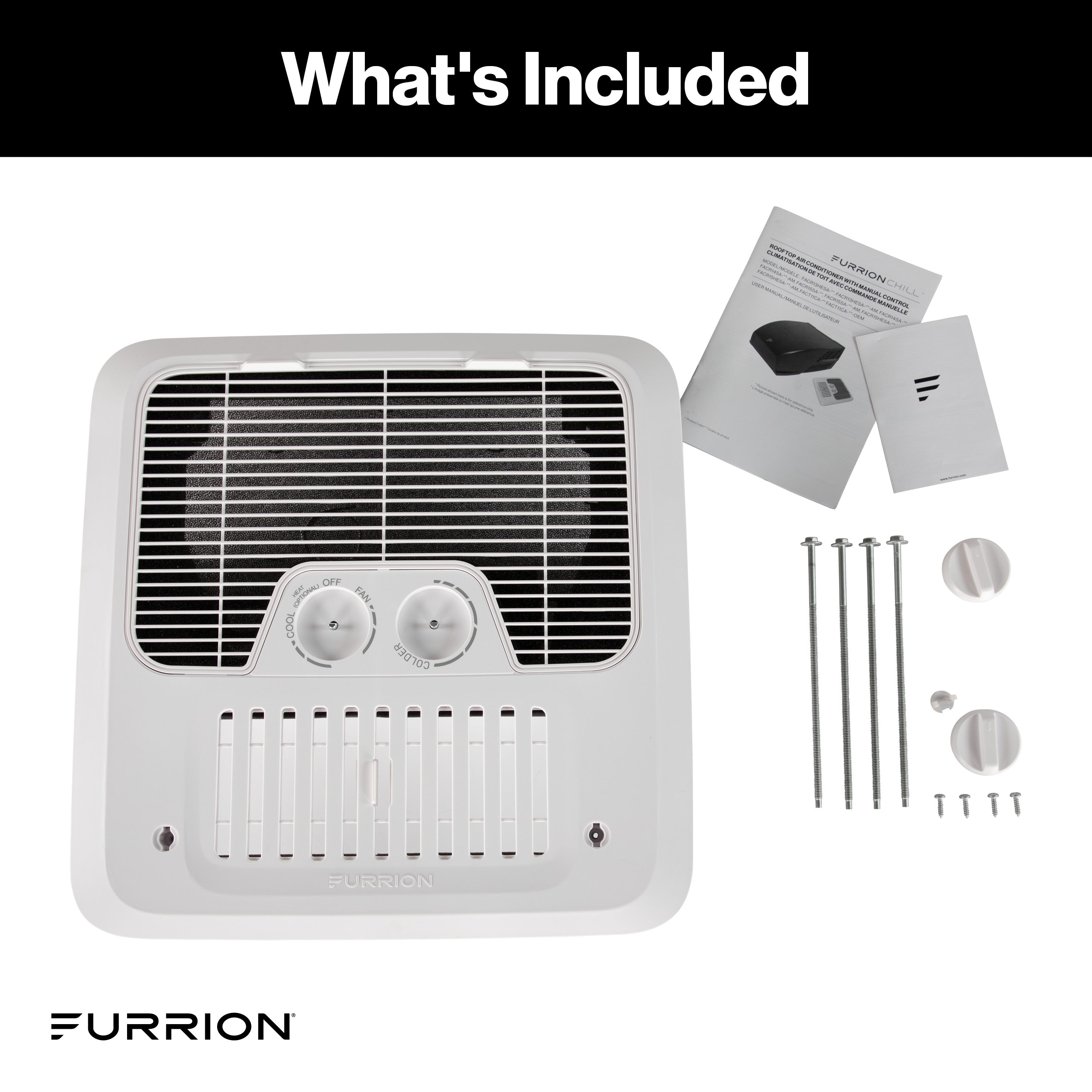Furrion Chill® RV AC Standard Air Distribution Box for Manual Control (R410A Refrigerant Compatible) #FACT11CA-PS