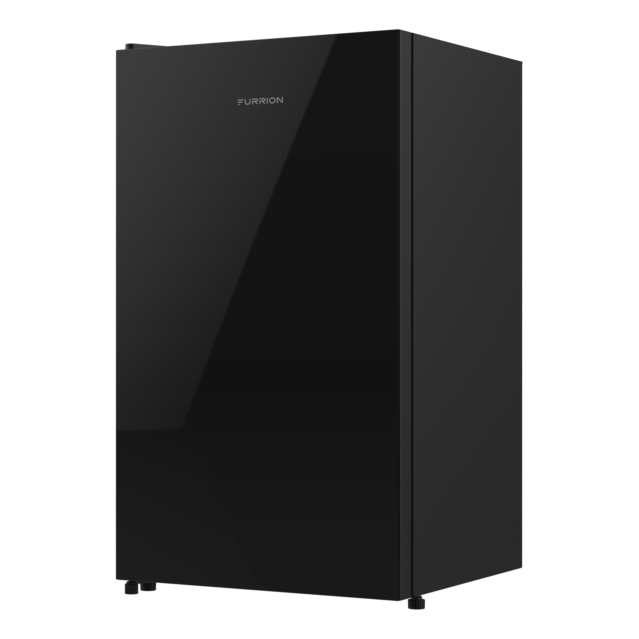 Everchill® by Furrion RV Refrigerator - 110V, 3.2 cu. ft., Black with Stainless Steel Trim