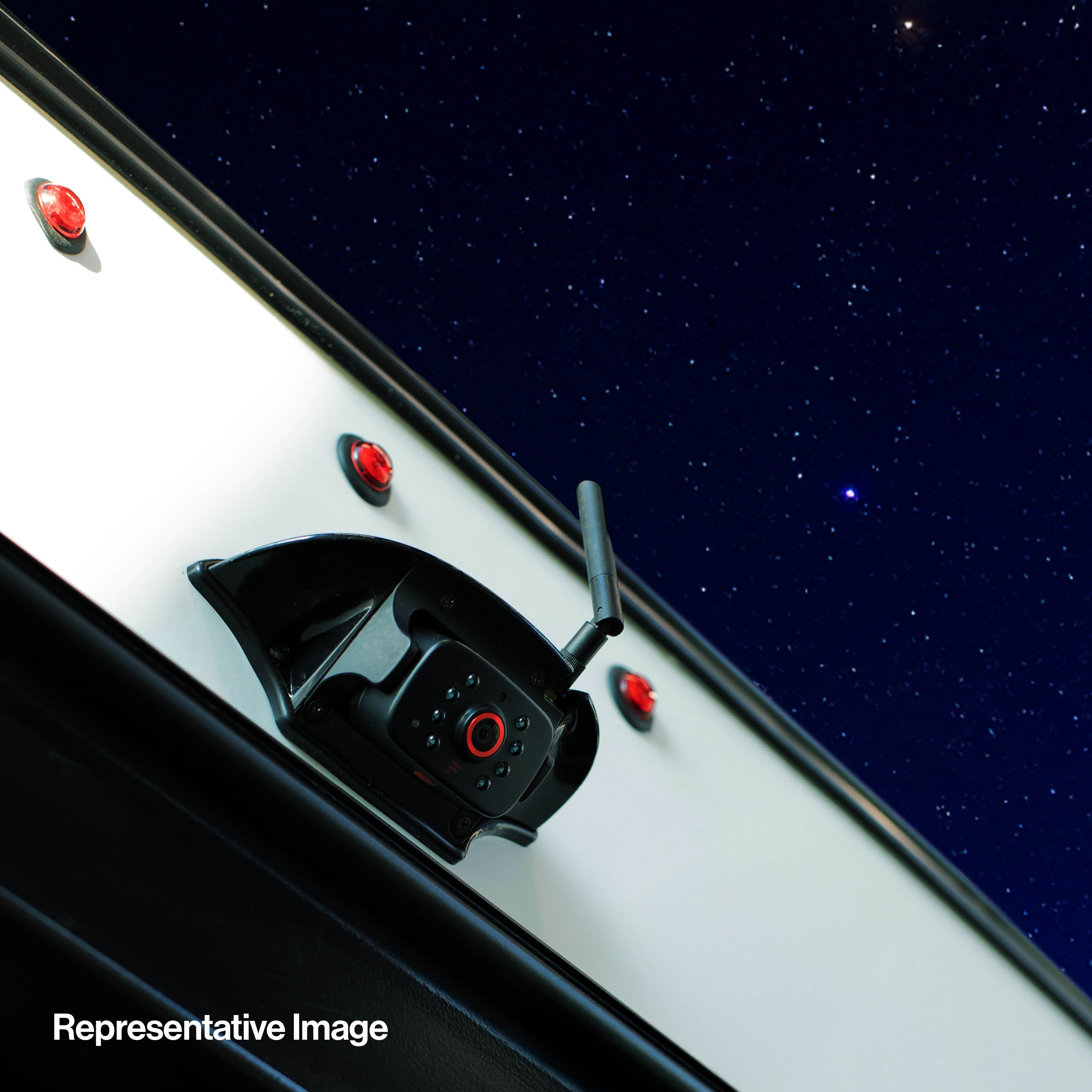 Furrion Vision S®+ RV Backup Camera System - 5" Monitor, Side Cameras, Rear Sharkfin Camera # FOS5HTAEN