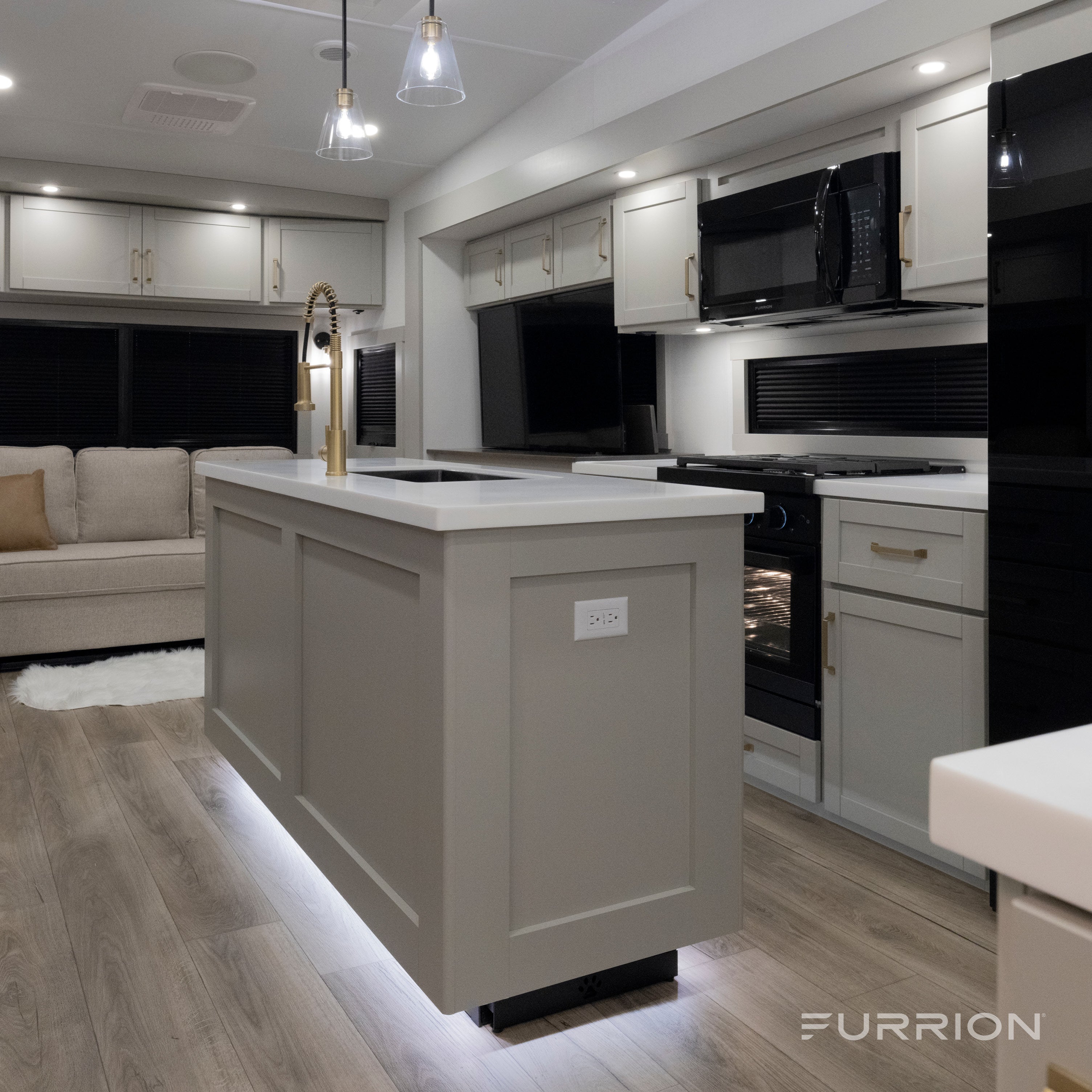 Furrion Over-The-Range Convection RV Microwave Oven - 1.5 cu. ft.