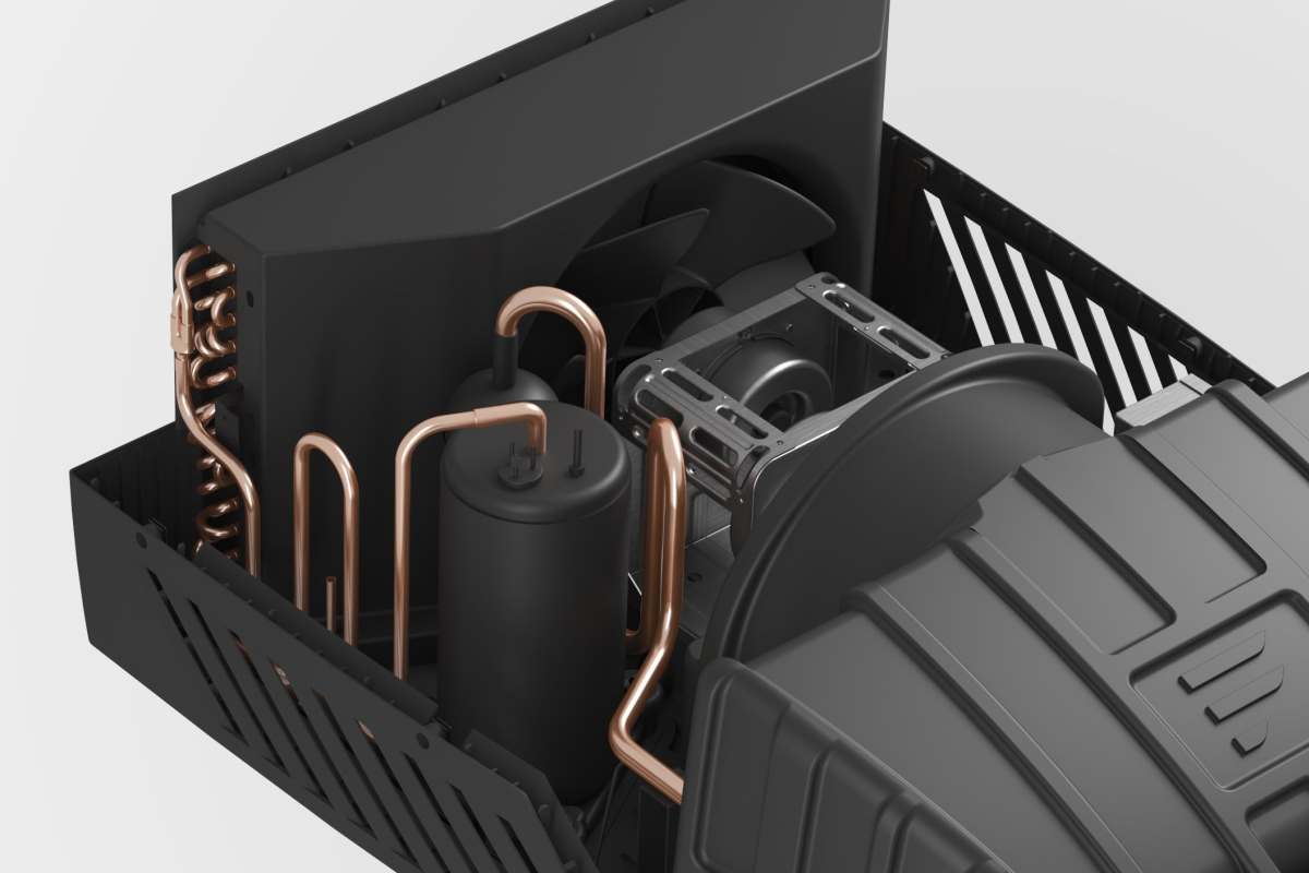 Inside Furrion Chill Cube AC