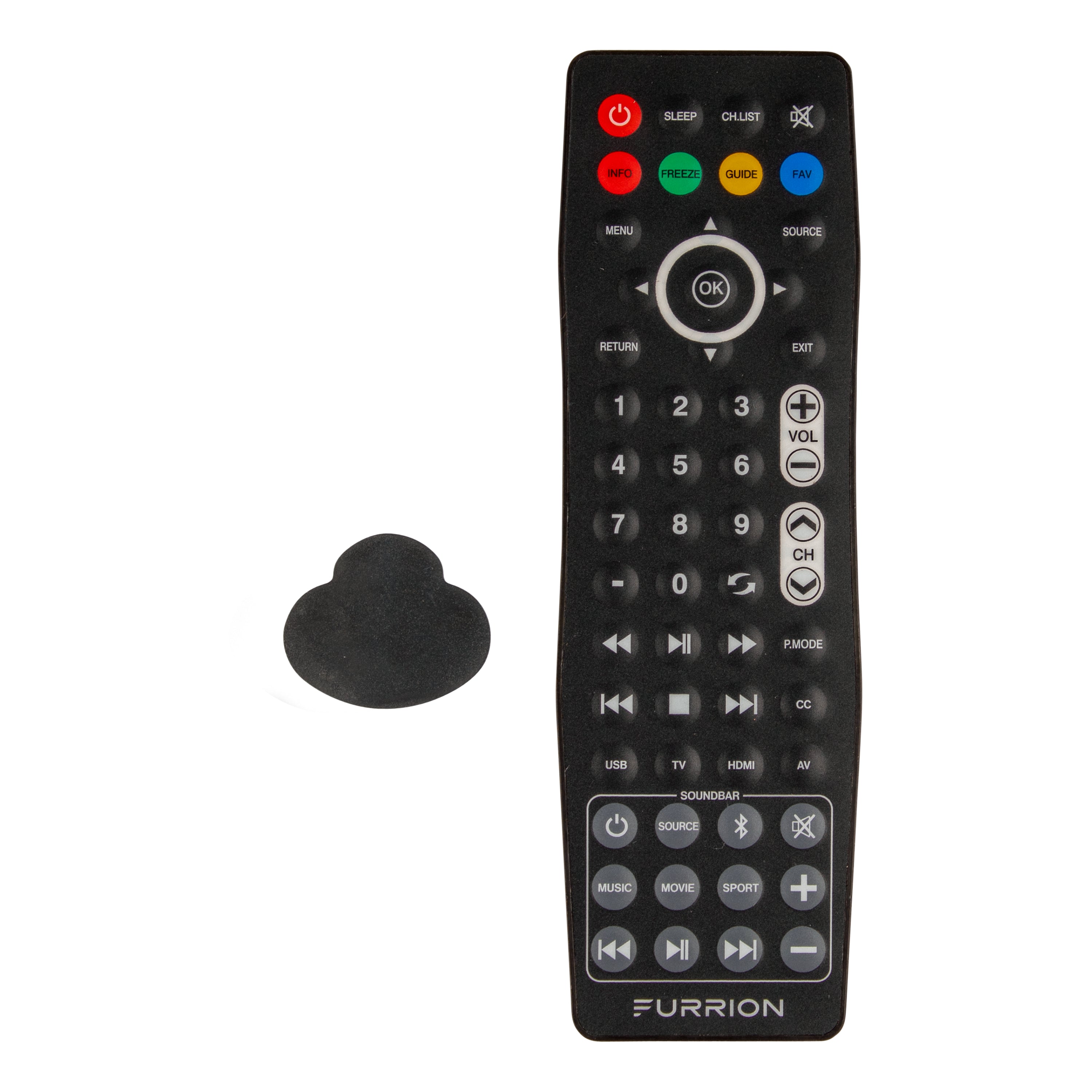 Furrion Replacement Outdoor TV Remote Control #C-FDUFXXCBR-002