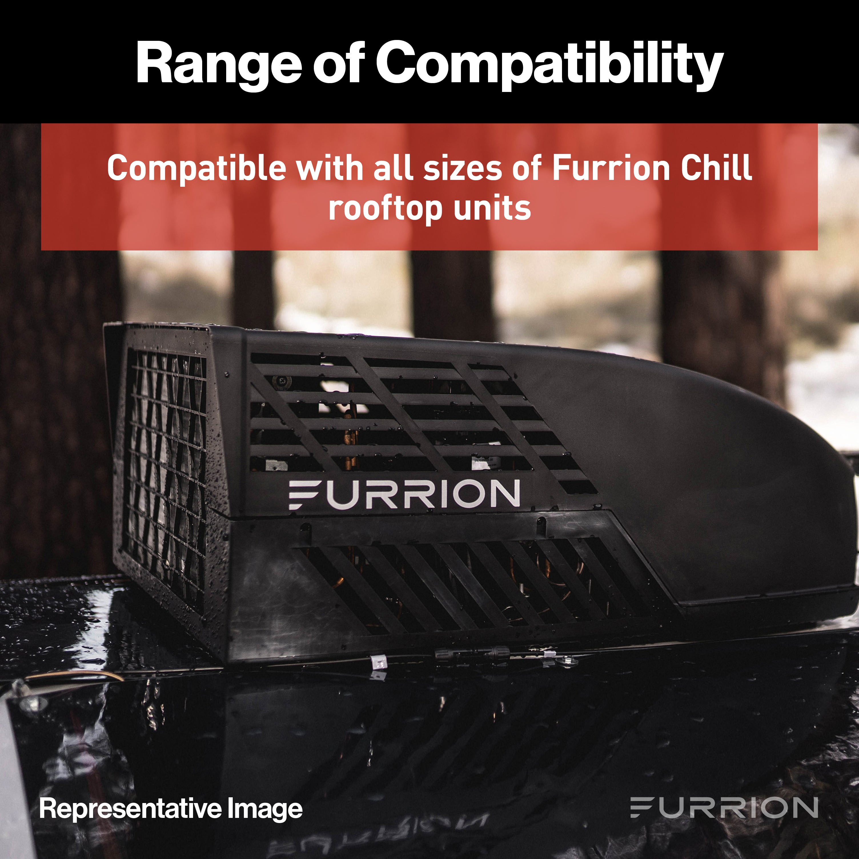 Furrion Chill® Multi-Zone RV Air Conditioner Controller - Black (R410A Refrigerant Compatible) #FACC12ZA-BL