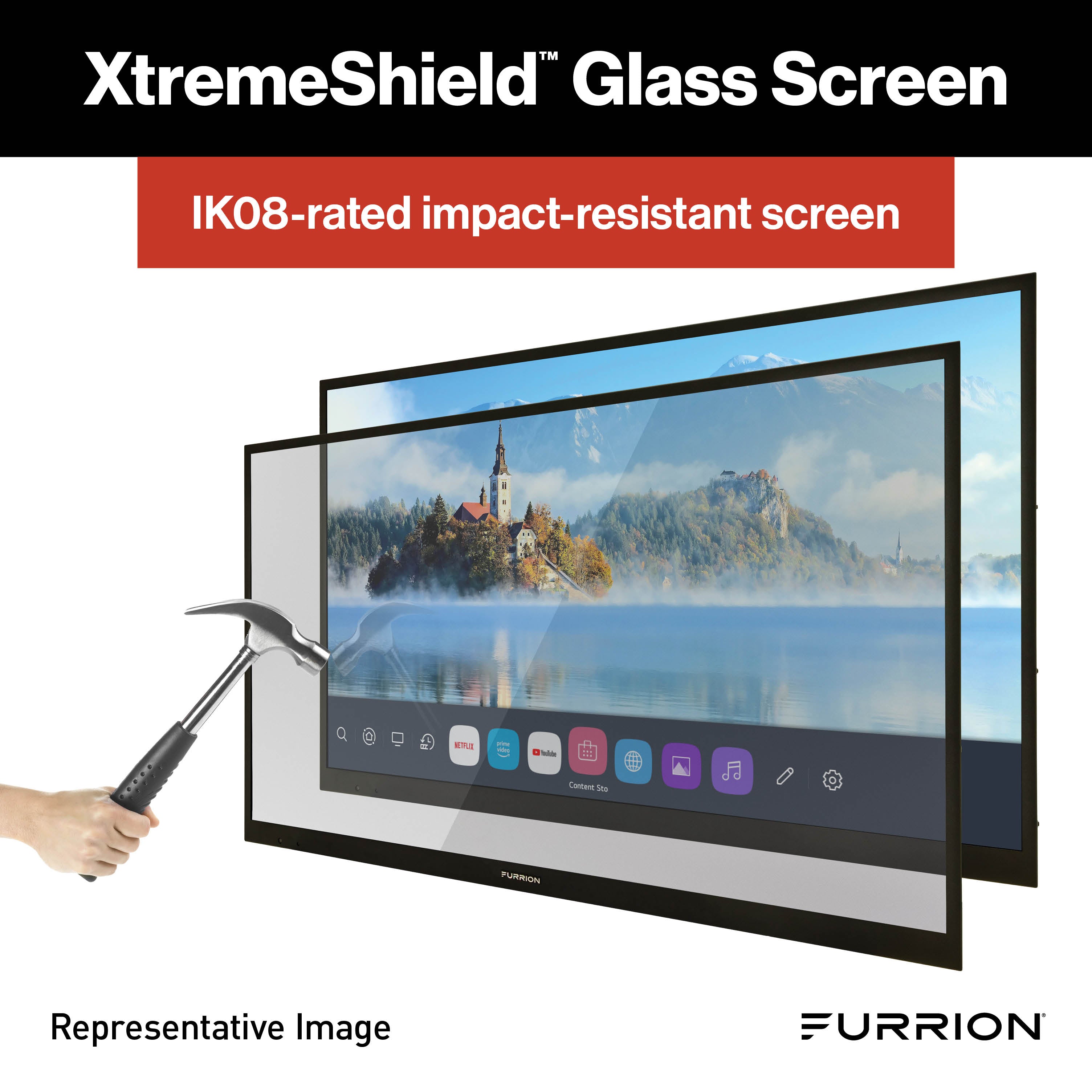 Furrion Aurora® Sun 4K UHD LED Outdoor Smart TV with HDR10