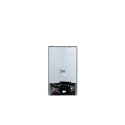 Everchill® by Furrion RV Refrigerator - 110V, 3.2 cu. ft., Black with Stainless Steel Trim